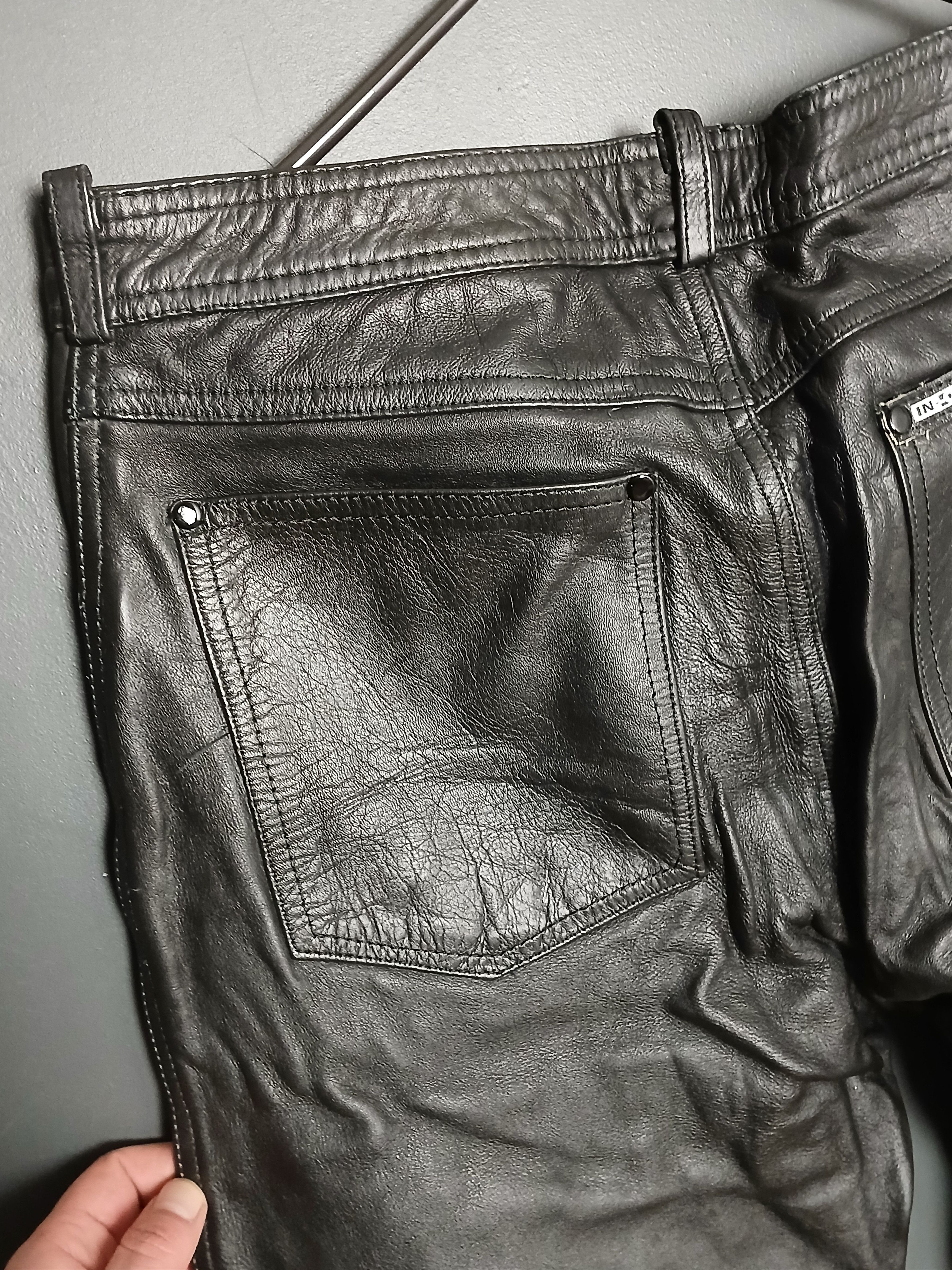 Leather × Vintage Vintage Leather Pants Size US 32 / EU 48 - 5 Thumbnail