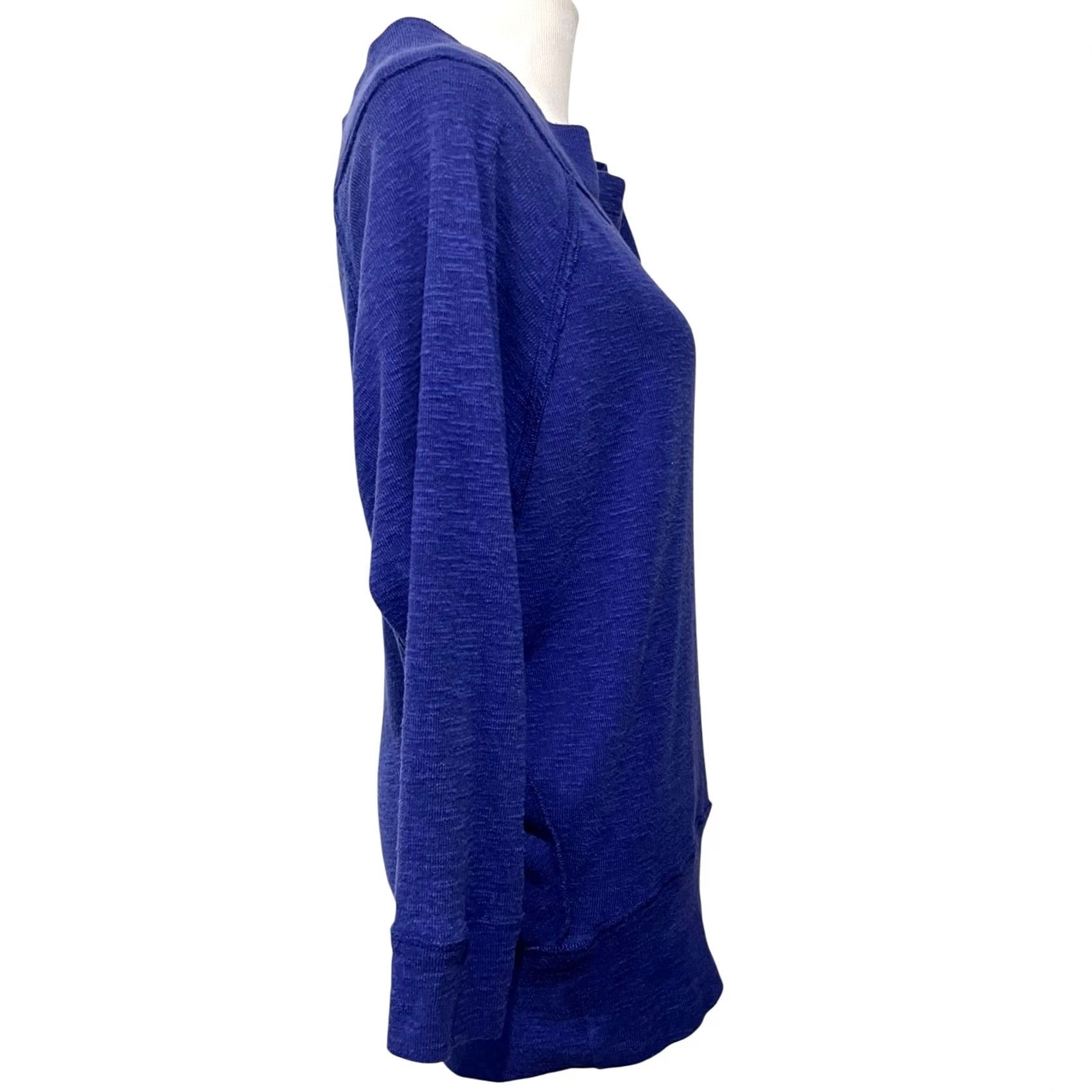 Vintage We The Free Blue Off Shoulder Long Sleeve Top Womens M Size M / US 6-8 / IT 42-44 - 7 Thumbnail