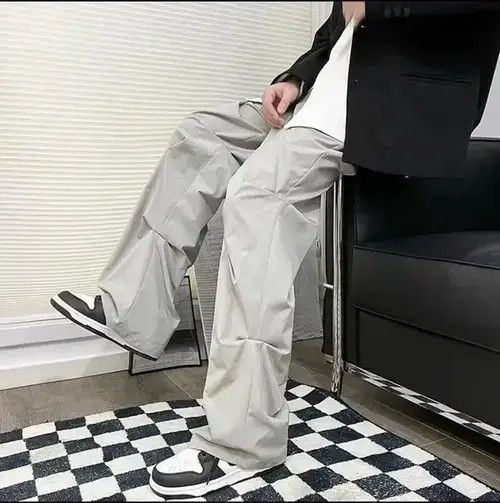 Other beige asymmetric street fashion pants Size US 34 / EU 50 - 3 Thumbnail