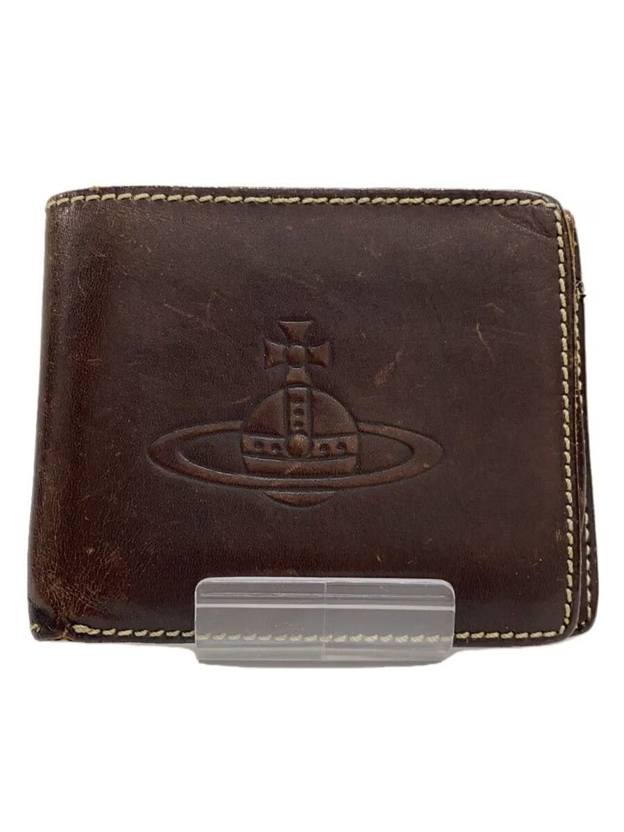 Vivienne Westwood Contrast Stitch Orb Leather Wallet Size ONE SIZE - 1 Thumbnail