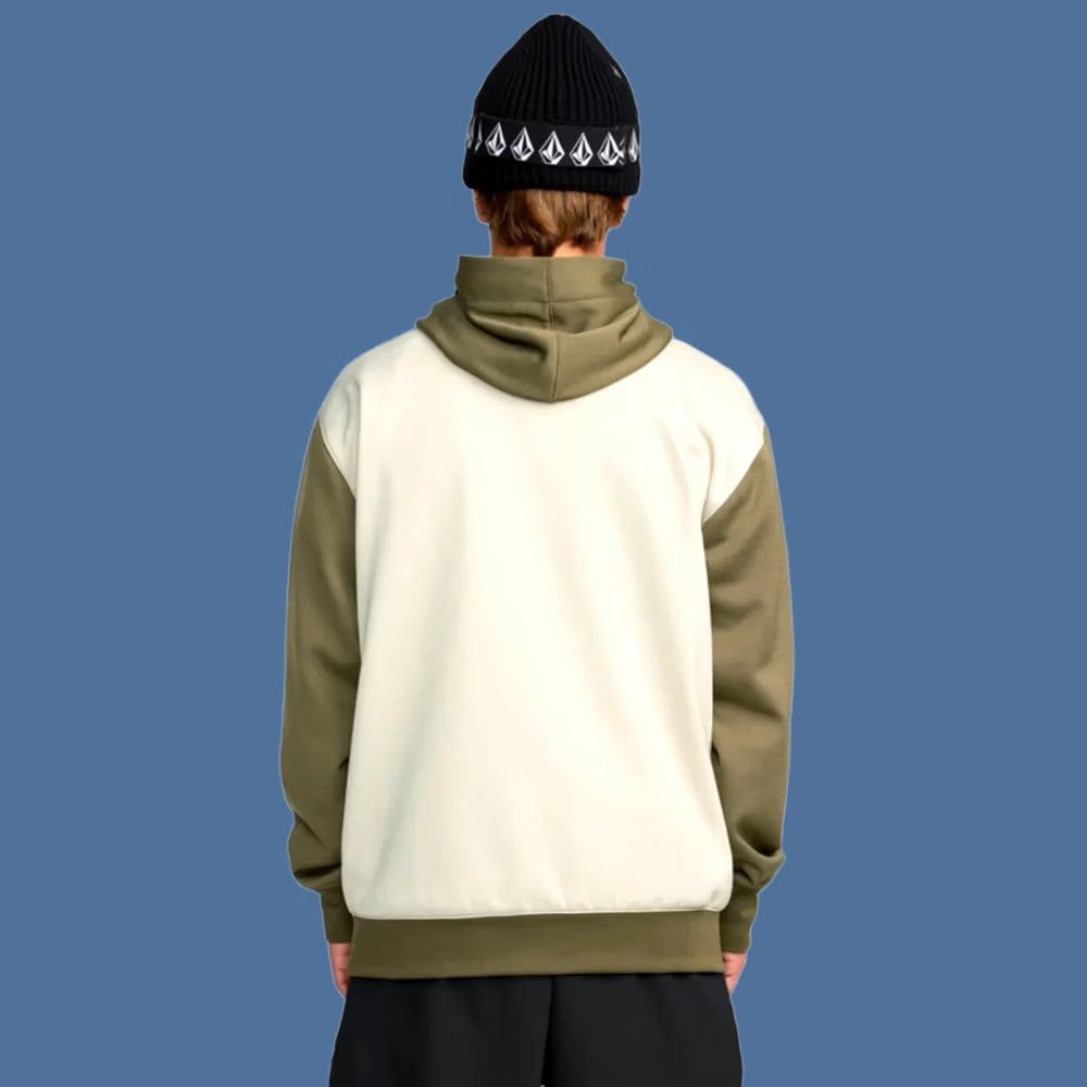 Volcom Volcom Hydro Riding Hoodie - Military - M - Men - Pullover - 290g Hydrophobic Fleece - Baggy Fit Size US M / EU 48-50 / 2 - 1 Thumbnail