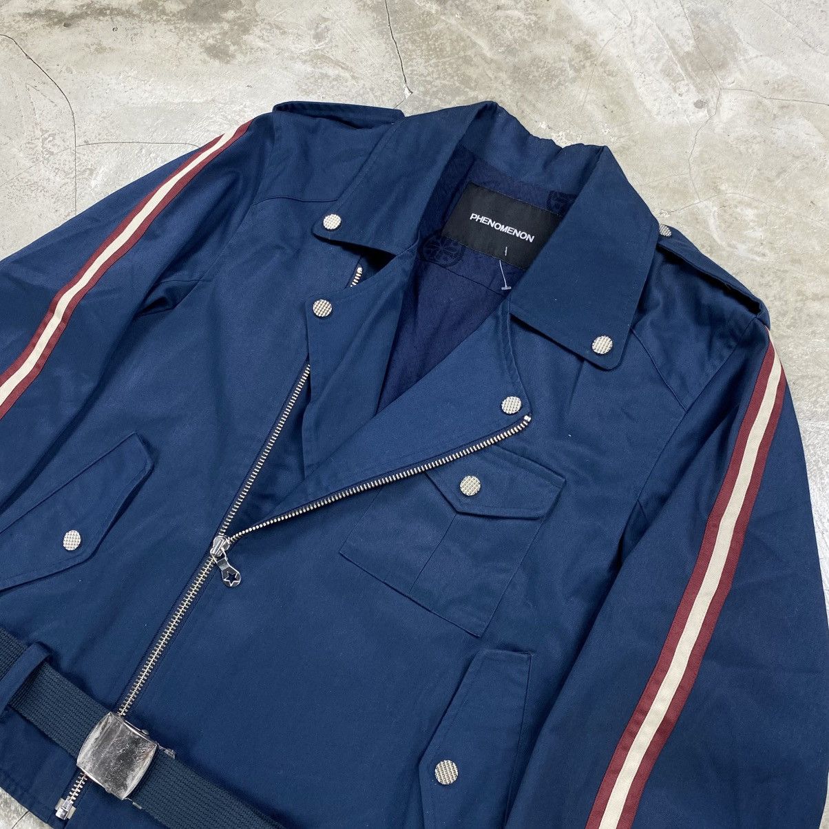 PHENOMENON RUNWAY SS2012 Belted Biker Jacket Size US M / EU 48-50 / 2 - 4 Thumbnail