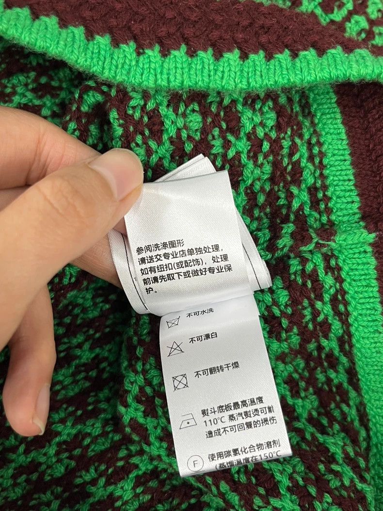 Chanel Chanel 23A Chanel Green Brown Knitted Cardigan coat Size XS / US 0-2 / IT 36-38 - 7 Thumbnail