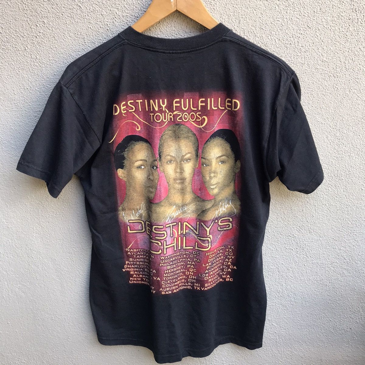 Rap Tees Vintage DESTINYS CHILD rap tee tour rnb Size US M / EU 48-50 / 2 - 3 Thumbnail