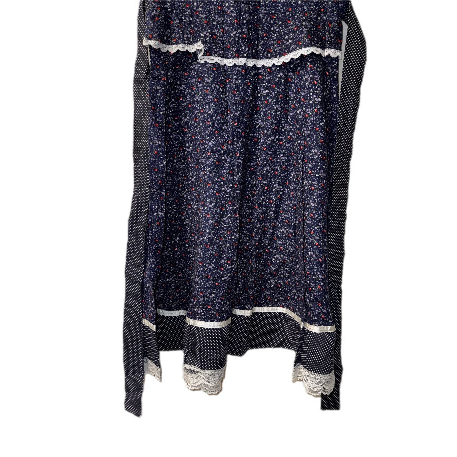 Vintage Vintage 1970’s Gunne Sax Blue & White Floral Dress size 14 Size XL / US 12-14 / IT 48-50 - 4 Thumbnail
