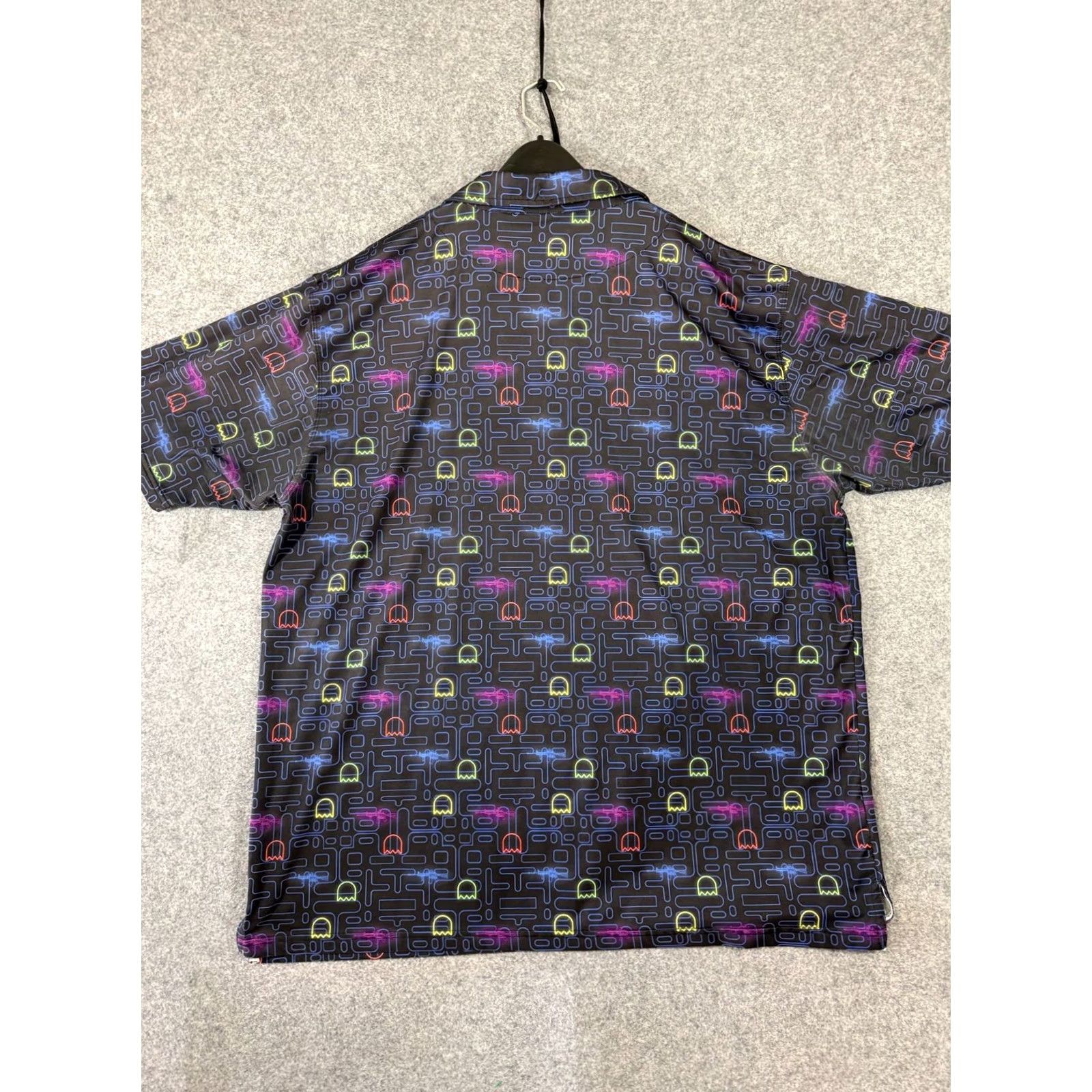 Vintage Greater Half Polo Shirt Mens 2XL Black iPack Graphic Golf Performance Logo Pac-Man AR-15 Polo Mens 2XL Black iPack Graphic Pac-Man AR-15 Size US XXL / EU 58 / 5 - 6 Thumbnail