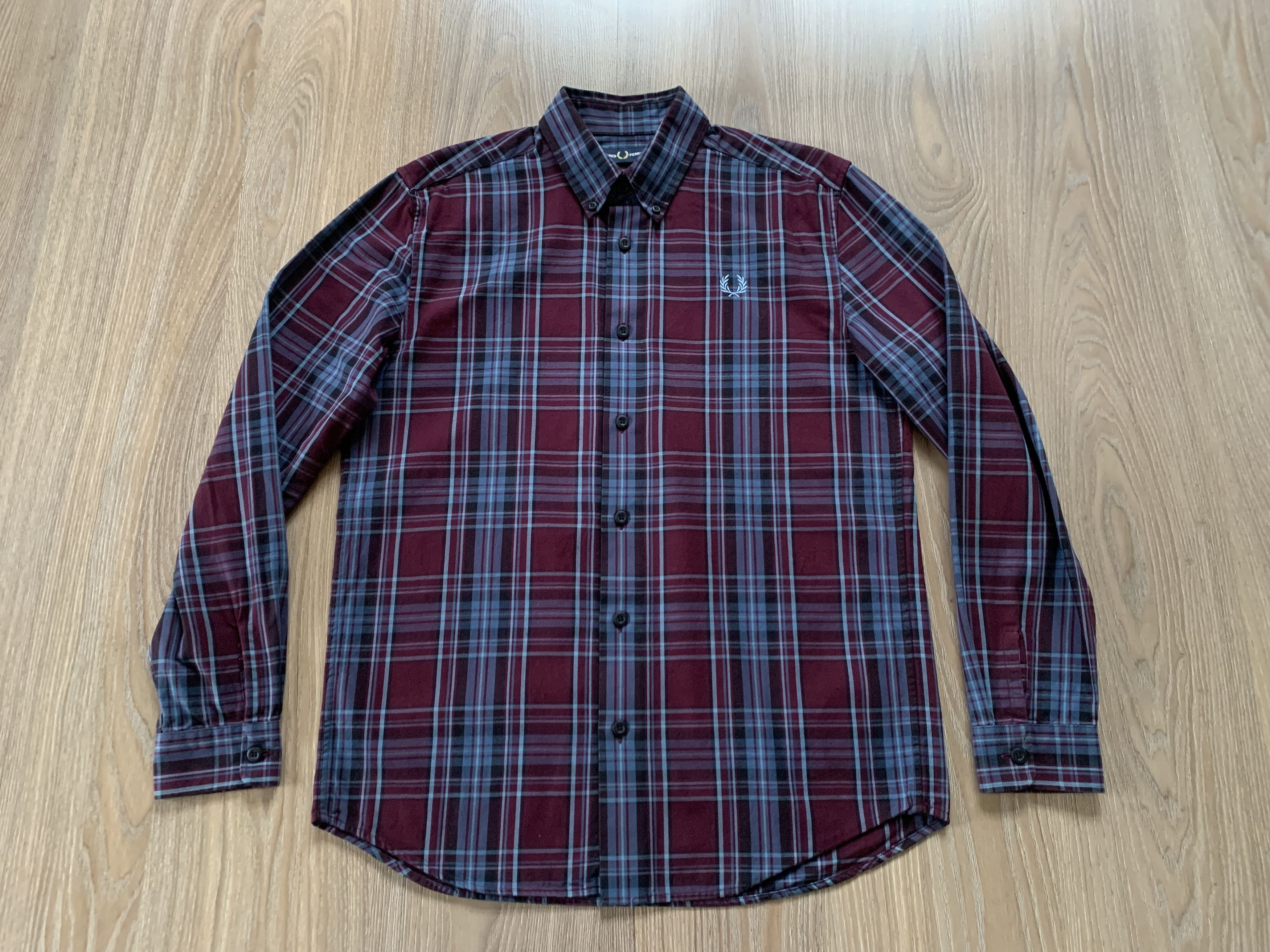 Fred Perry Fred Perry Cotton Winter Tartan Long Sleeve Shirt Size US M / EU 48-50 / 2 - 2 Thumbnail