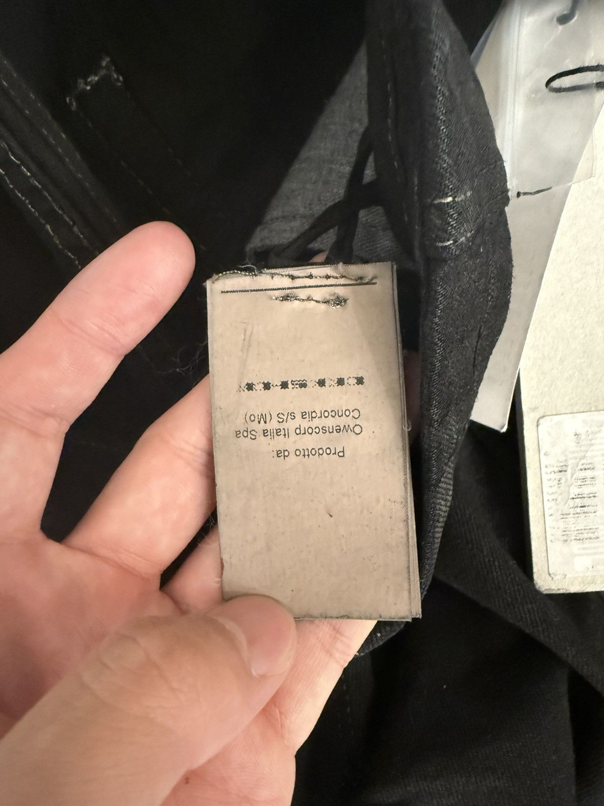 Rick Owens Drkshdw Rick Owens Drkshadw air cut wax denim Size US 34 / EU 50 - 6 Thumbnail