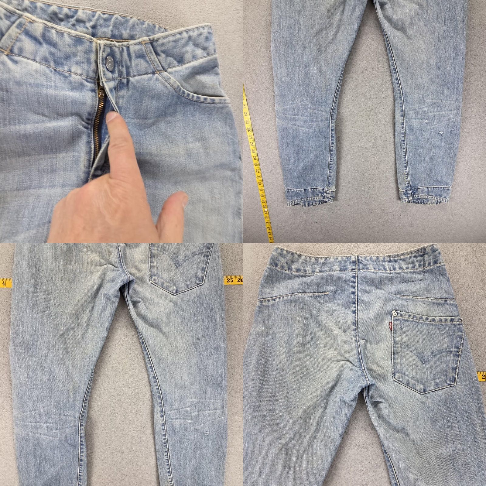 Levi's Vintage Levi'S Engineered Jeans Womens Straight Twisted One Pocket Fits 24x27 Size 42" / US 20 - 9 Thumbnail