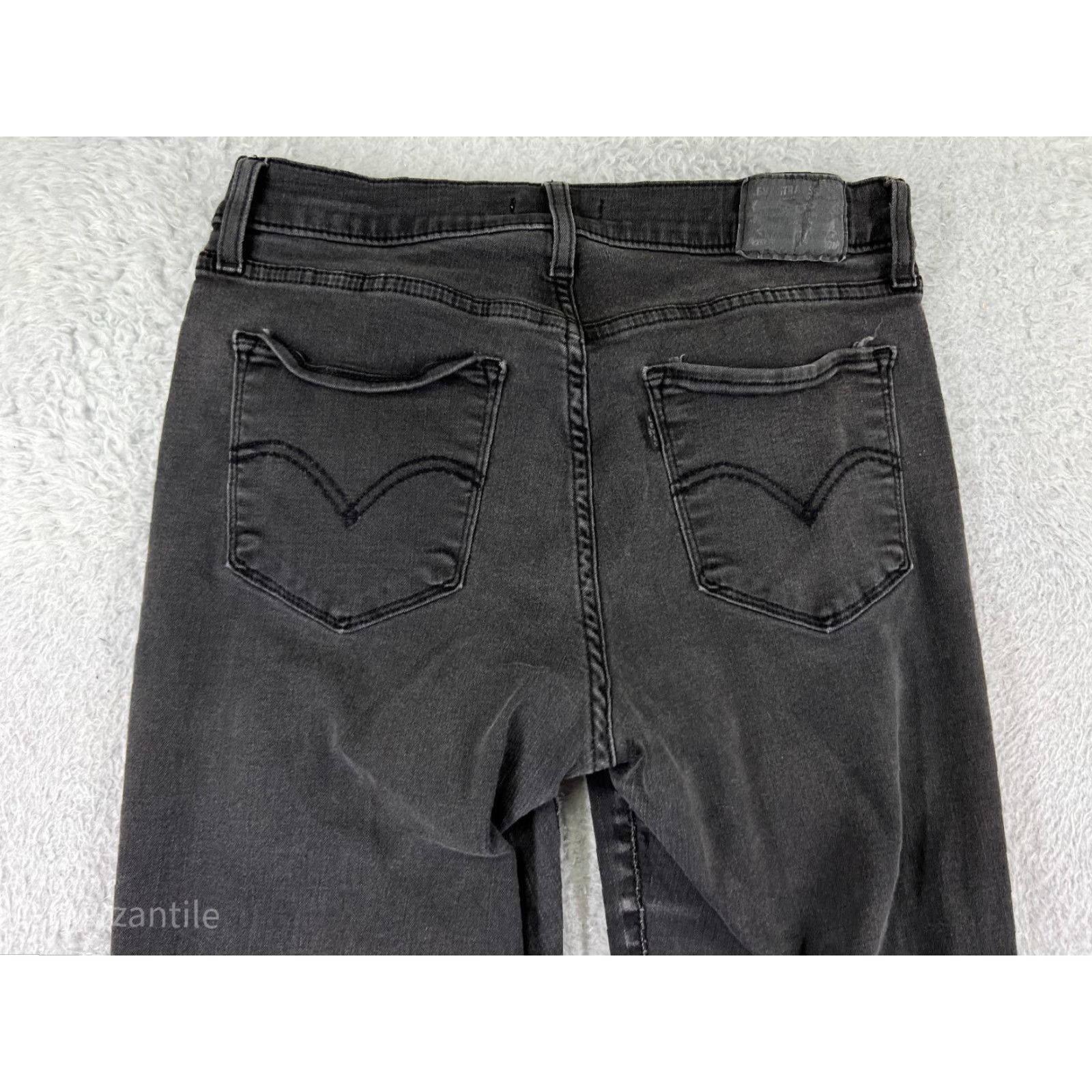 Levi's Levi's Pants Womens 8 Black Denim Classic Bootcut 5-Pocket Embroidered Pocket Denim Jeans Size 30" / US 8 / IT 44 - 5 Thumbnail
