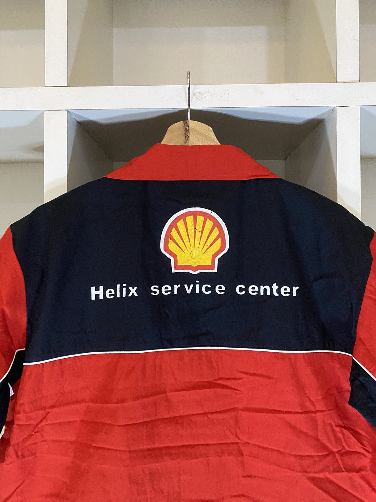 Helix × Vintage Vintage Shell Helix Service Centre Worker Shirt Size US M / EU 48-50 / 2 - 11 Thumbnail