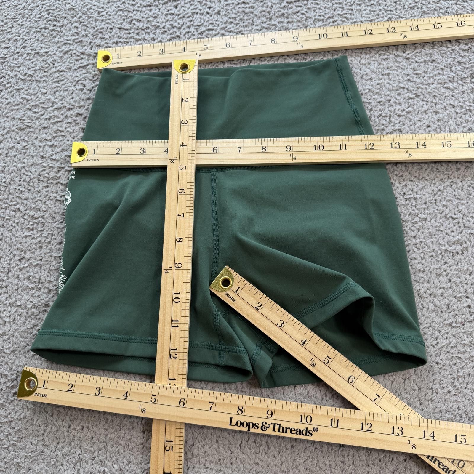 Darc Sport Darc Sport Wolves Womens Shorts SHE 125 of 500 Green S Gym Size 28" / US 6 / IT 42 - 3 Thumbnail