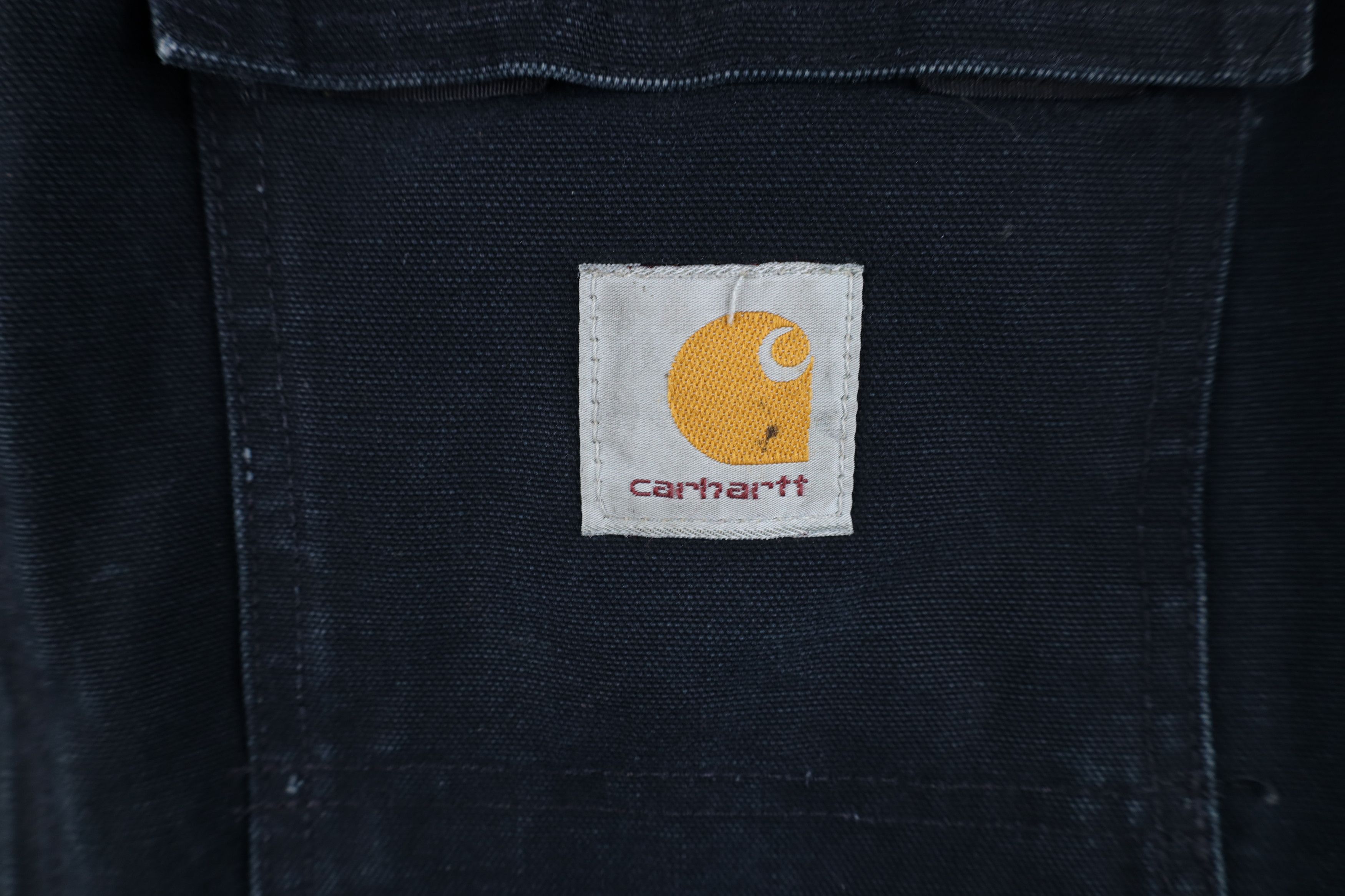 Carhartt Vintage 90s Carhartt Canvas Chore Barn Jacket Black USA Size US XXL / EU 58 / 5 - 4 Thumbnail