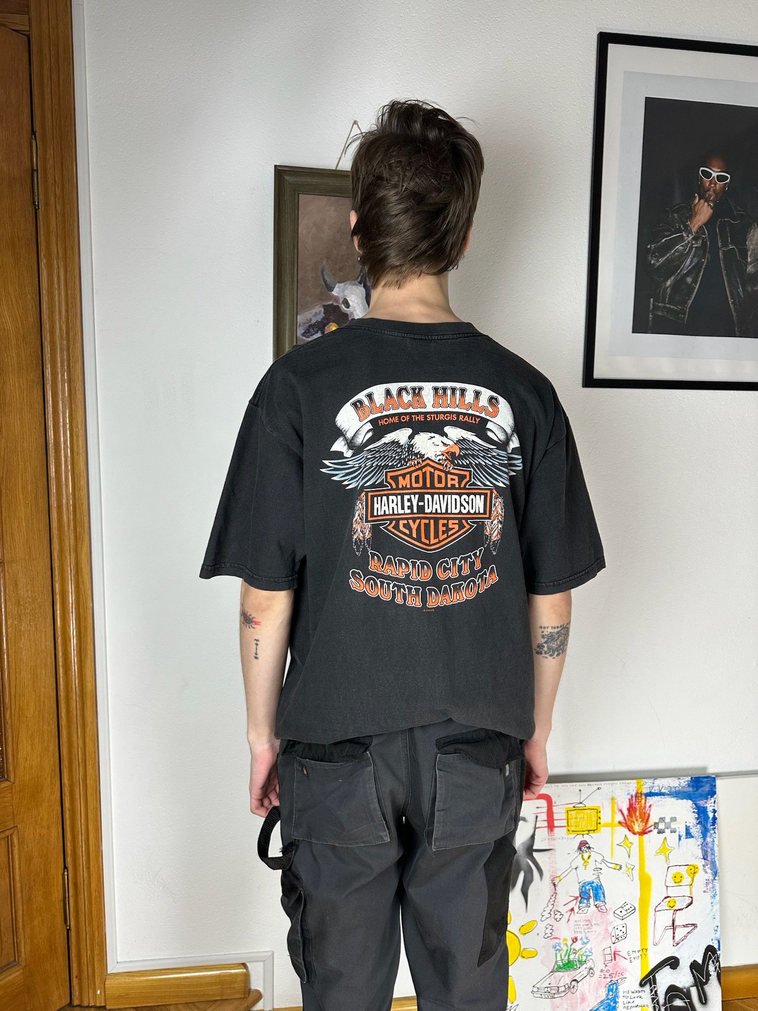 Harley Davidson Vintage Harley Davidson Size US XL / EU 56 / 4 - 5 Thumbnail
