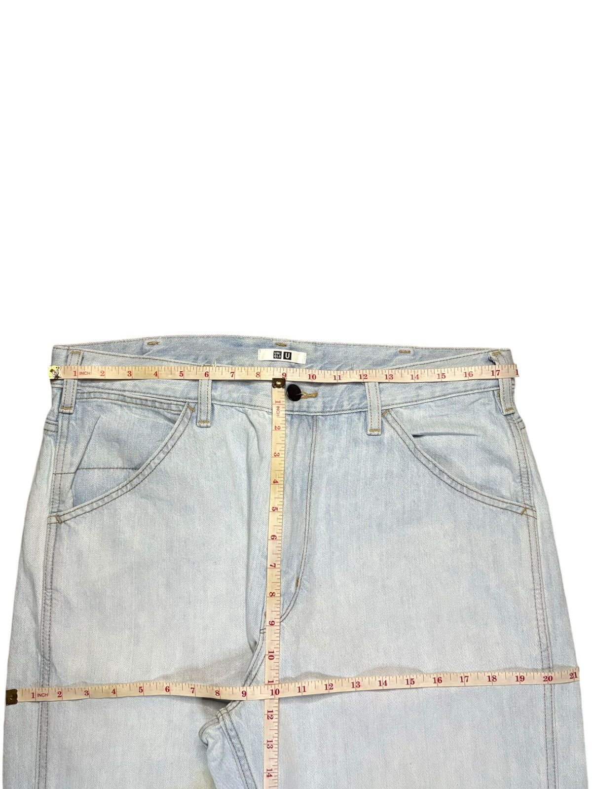 Christophe Lemaire × Japanese Brand × Uniqlo Vintage Uniqlo U Christophe Lemaire Light Wash Loose Jeans Size US 35 - 12 Thumbnail