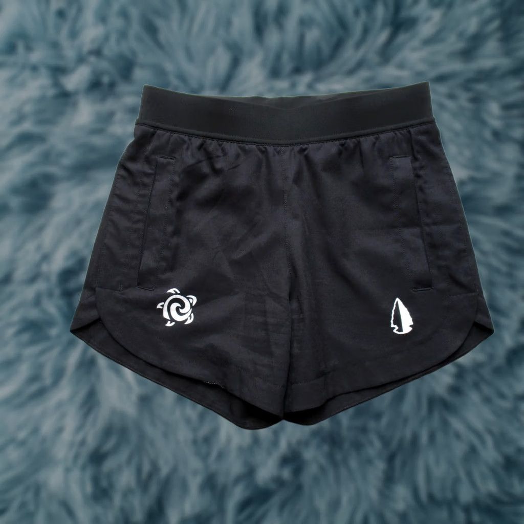 Vintage TACHUNTFISH Shorts Mens XS Black Athletic Running Gym Pockets Size US 27 - 1 Thumbnail