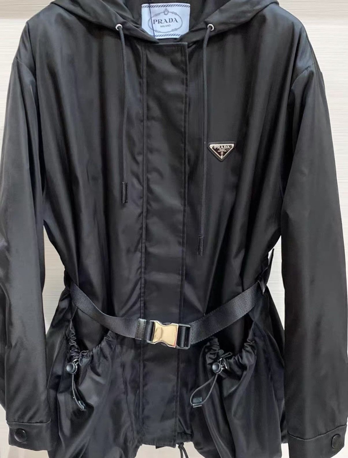 Prada Prada Waist-fitted lightweight padded jacket J33 Size S / US 4 / IT 40 - 3 Thumbnail