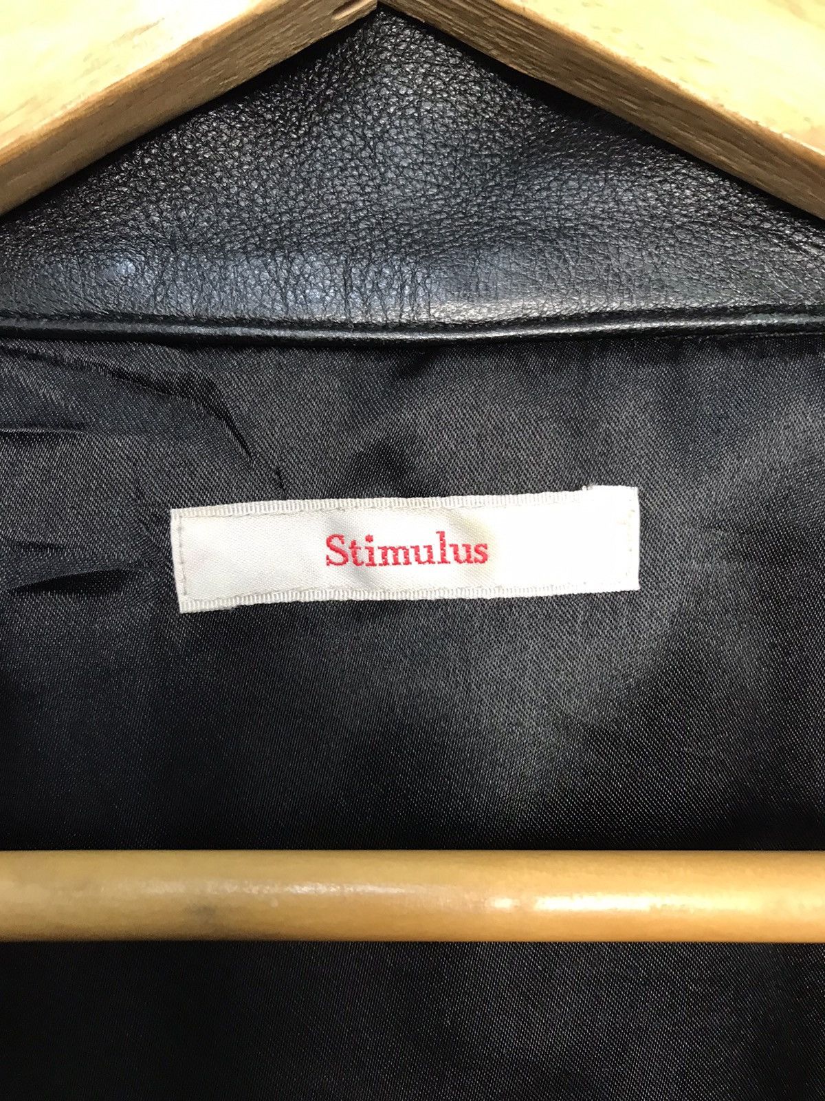 Japanese Brand × Vintage Stimulus wool Half Leather Black Jacket Size US M / EU 48-50 / 2 - 7 Thumbnail