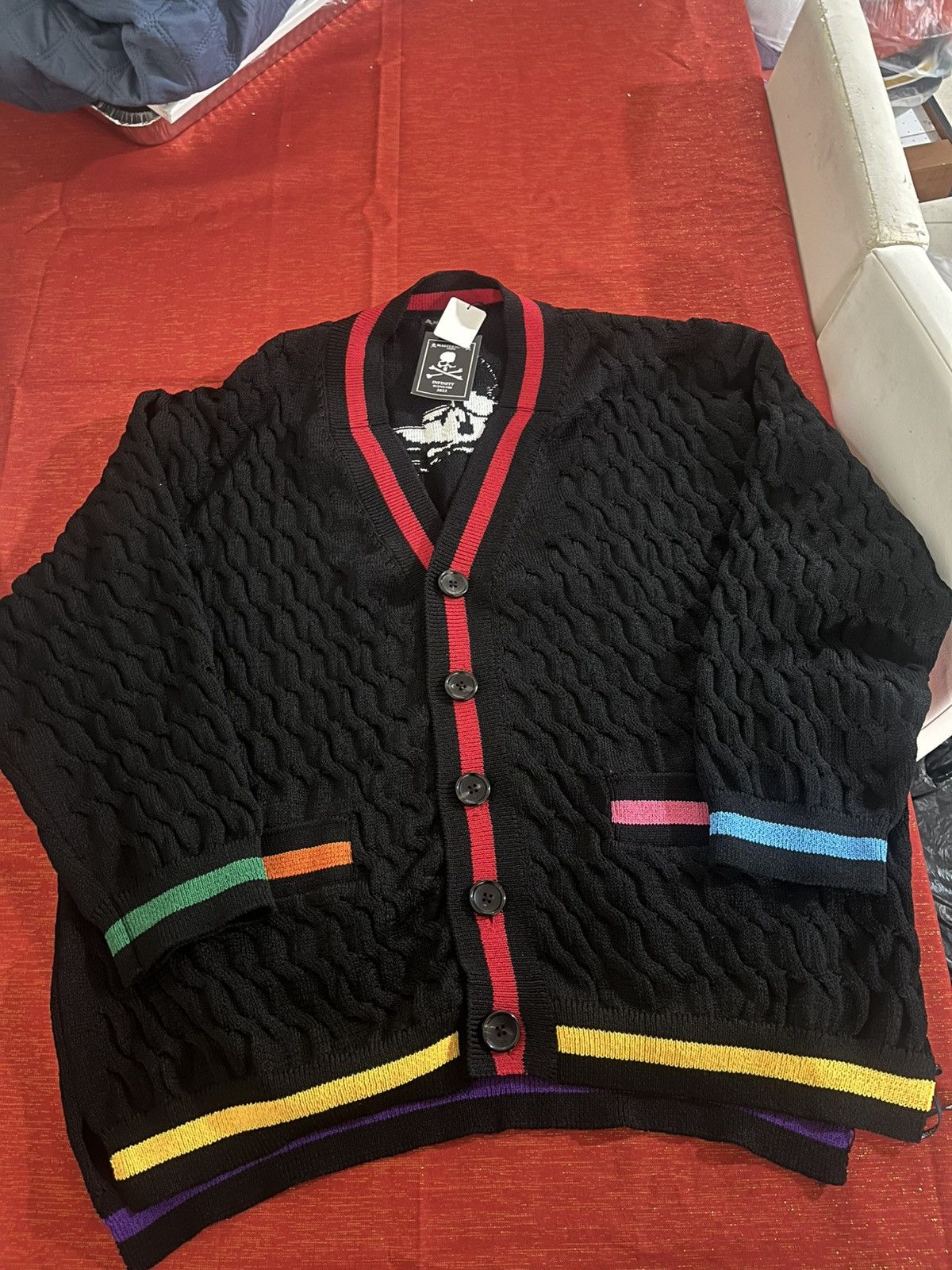 Mastermind Japan Mastermind Japan Cardigan Sz L Size US L / EU 52-54 / 3 - 13 Thumbnail