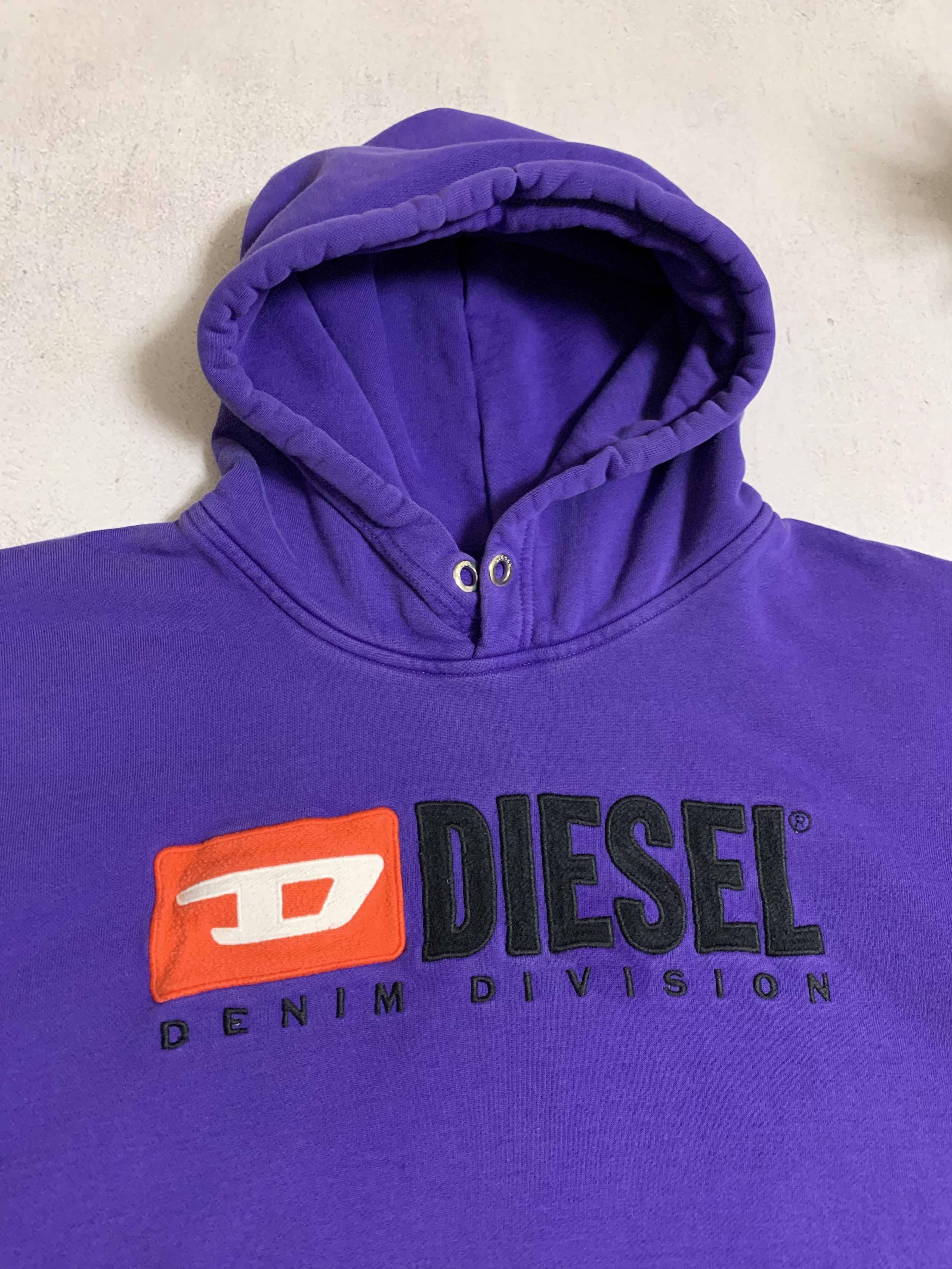 Diesel × Vintage Vintage Diesel Hoodie Big Logo Baggy 90s Y2K Crazy Size US M / EU 48-50 / 2 - 2 Thumbnail