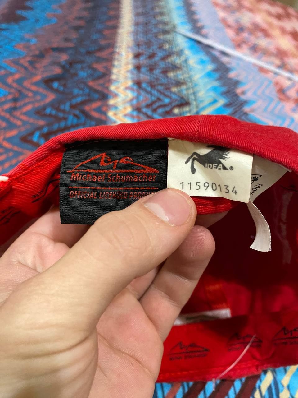 Vintage Schumacher Schumi F1 2003 Seven Star Formula One VTG Red Hat Size ONE SIZE - 8 Thumbnail