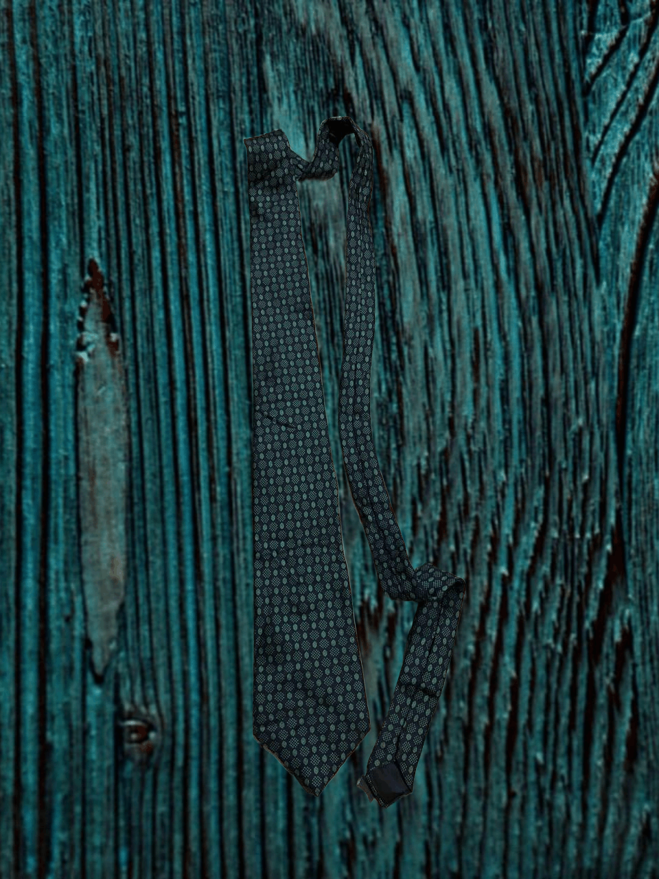 VINTAGE Green Tie Print Cerruti 1881 One Size
