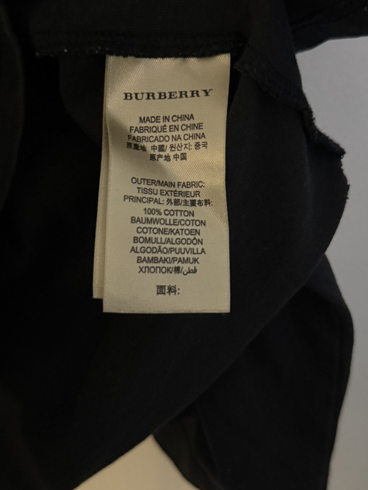 Black Label Burberry Black Embroidered Longsleeve Size US M / EU 48-50 / 2 - 6 Thumbnail