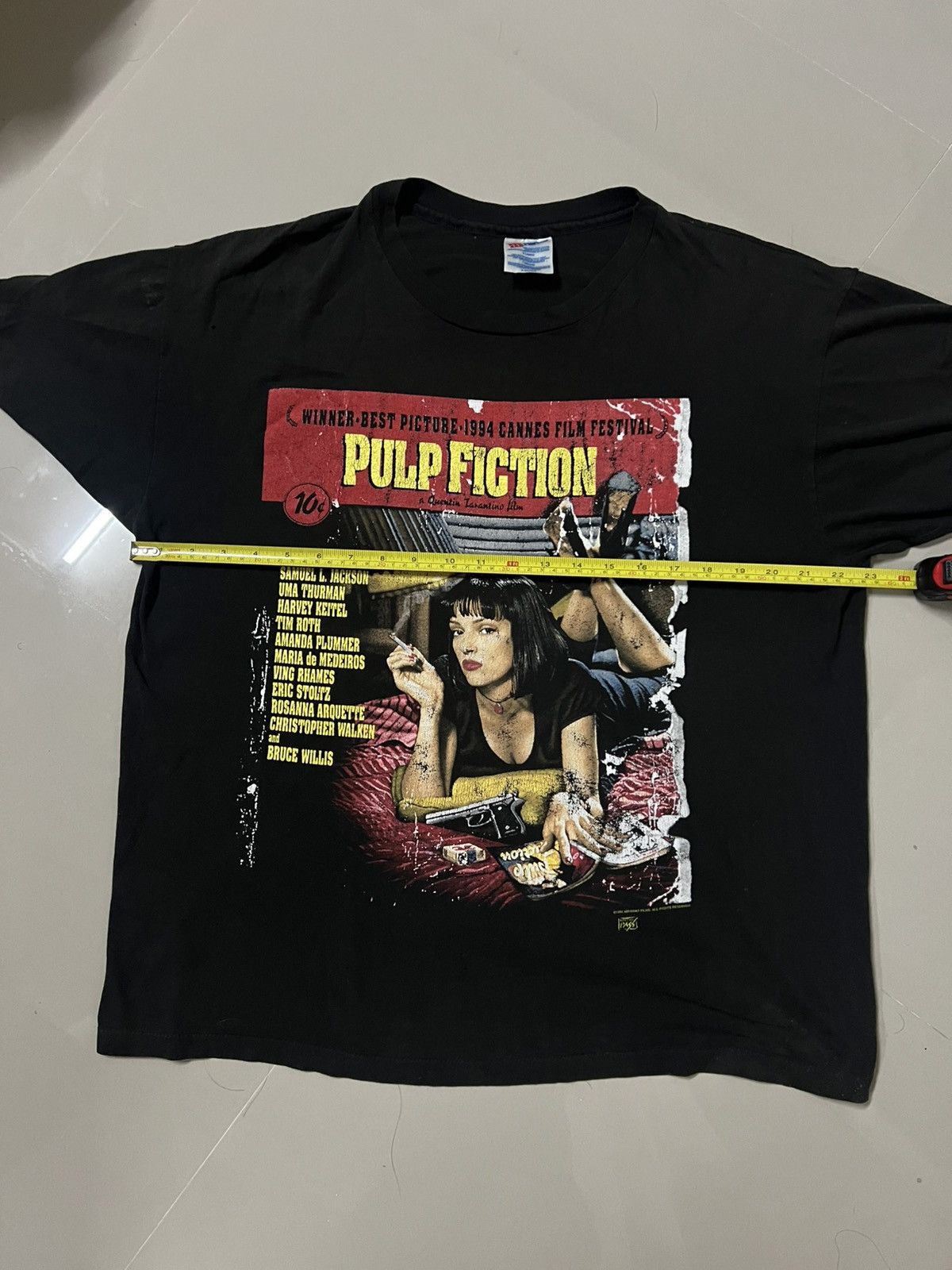 Vintage Vintage 1994 Pulp fiction promo shirt Size US XL / EU 56 / 4 - 11 Thumbnail