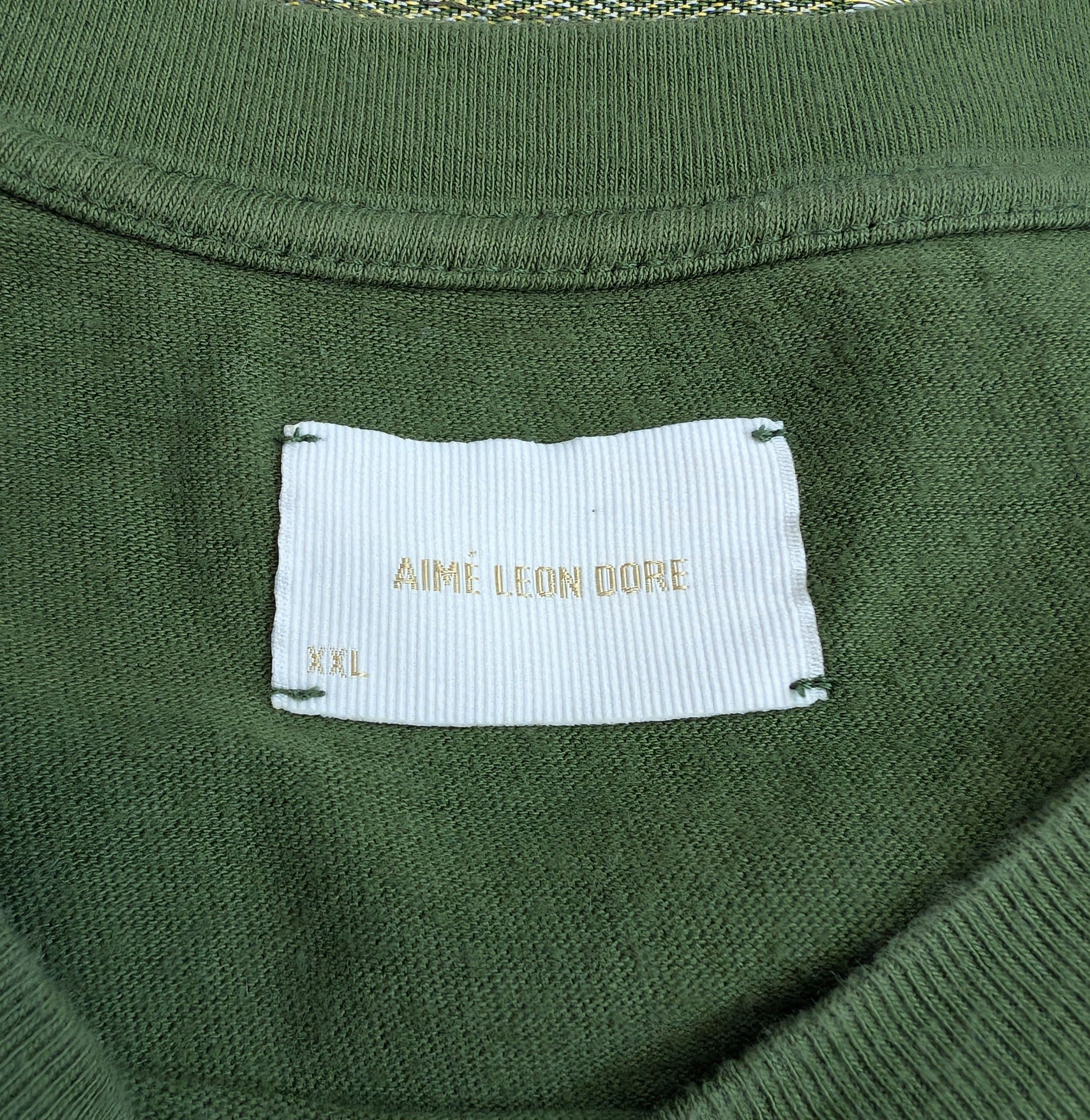 Aime Leon Dore Aime Leon Dore Logo Embroidered T Shirt Made in Canada Size US XXL / EU 58 / 5 - 3 Thumbnail