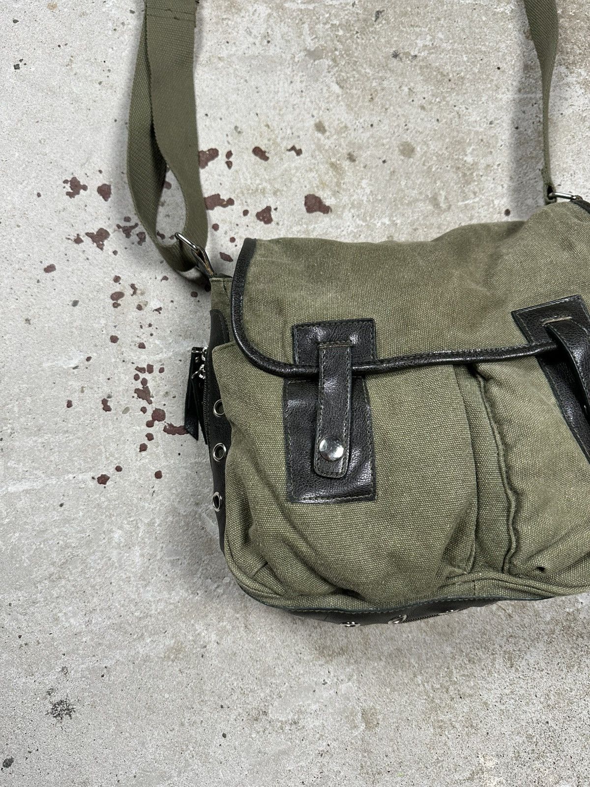 Other Vintage Y2K Army Military Style Crossbody Messenger Bag Size ONE SIZE - 3 Thumbnail