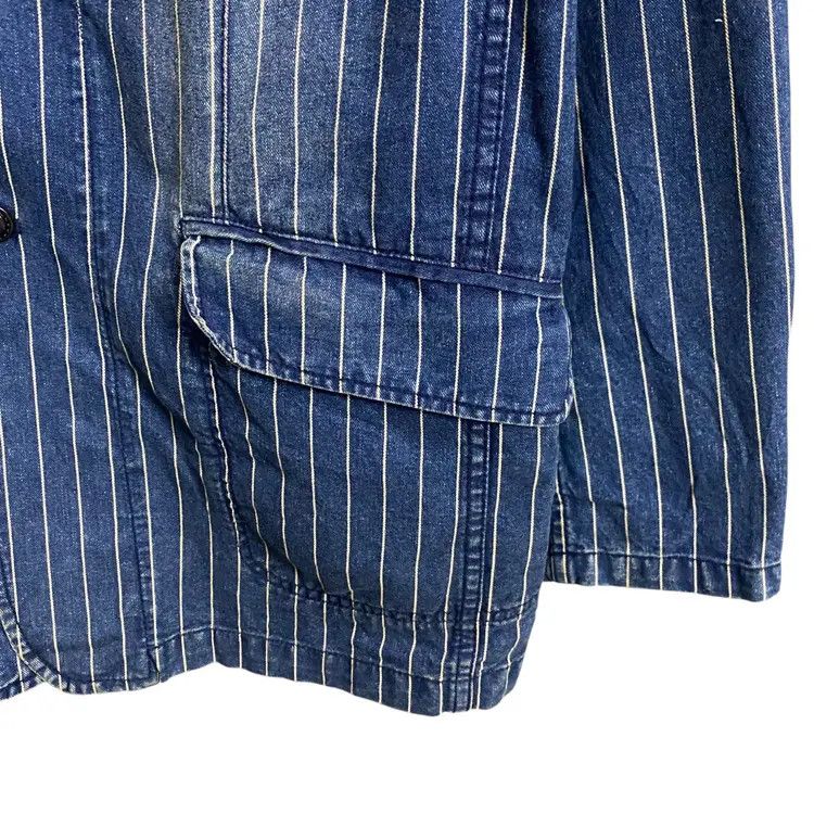 Japanese Brand Sky Walk Ranch denim wabash indigo coat Size US M / EU 48-50 / 2 - 2 Thumbnail