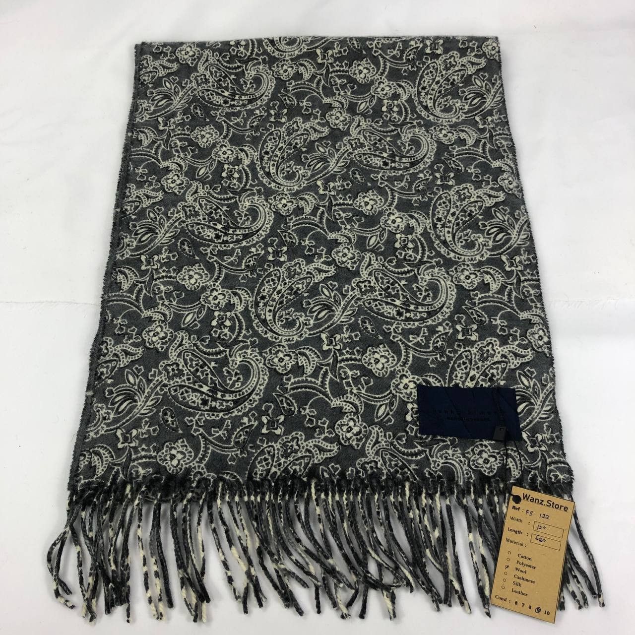junhashimoto Junhashimoto Paisley Scarf / Muffler / Neckwear FS122 Size ONE SIZE - 8 Thumbnail