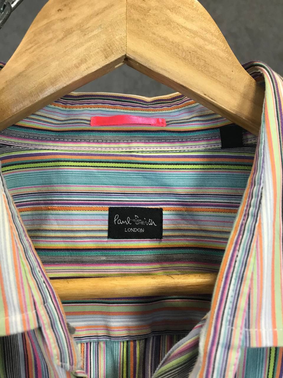 Paul Smith Paul Smith crazy designer multicolor striped shirt Size US XL / EU 56 / 4 - 3 Thumbnail