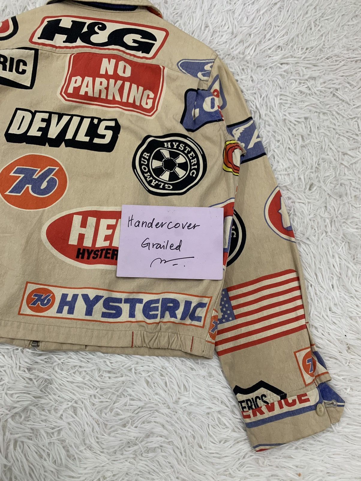Hysteric Glamour Rare Hysteric Glamour Motorsport Art Full Print Jacket Size US S / EU 44-46 / 1 - 8 Thumbnail