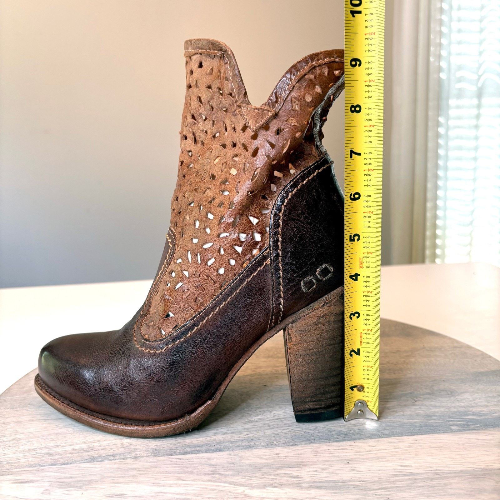 Bed Stu Bed Stu Leather Ankle Boots Laser Cut Rustic Women's 8.5 Size US 8.5 / IT 38.5 - 13 Thumbnail