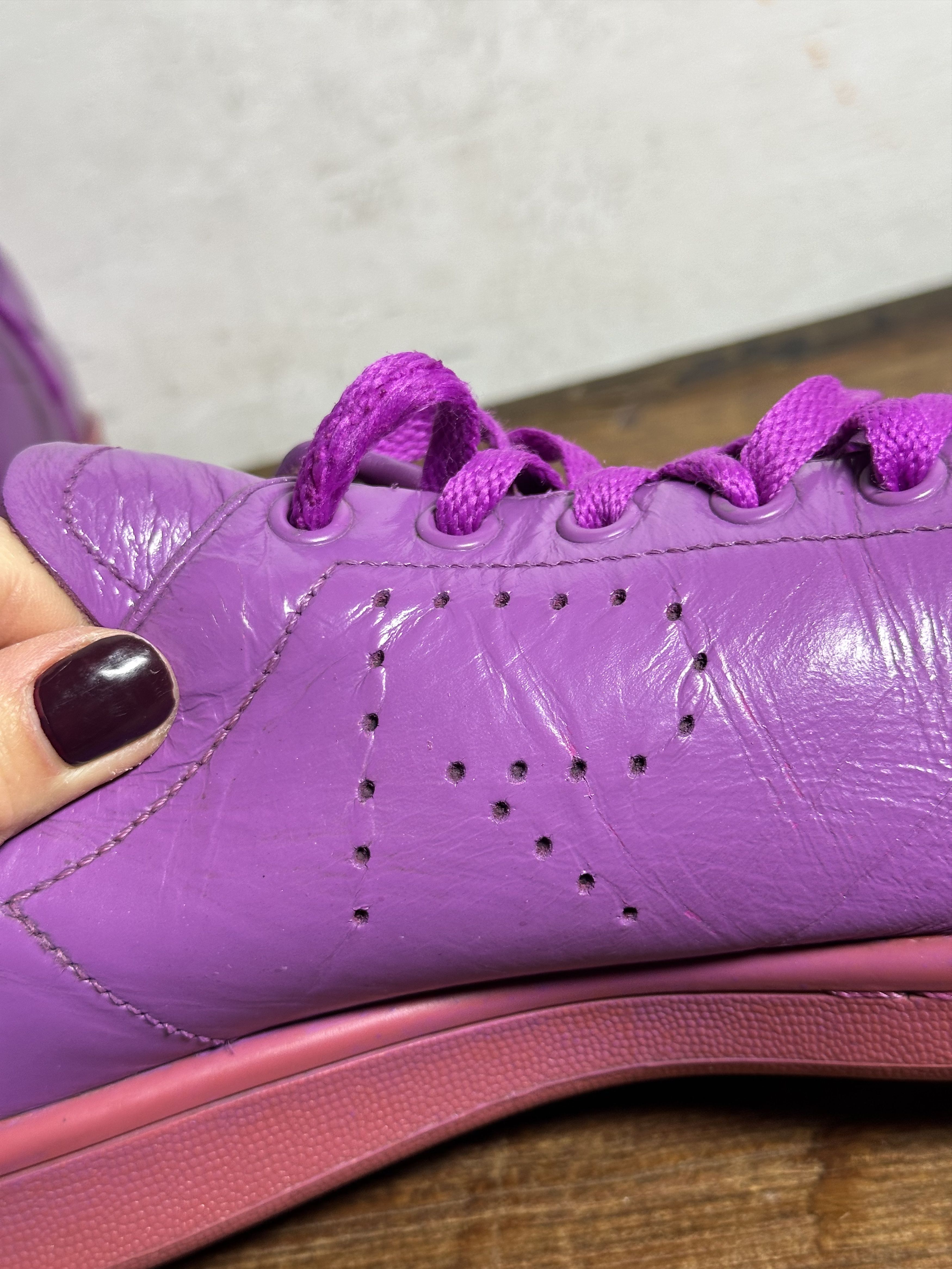 Adidas Raf Simons Stan Smith Flash Pink Size US 10.5 / EU 43-44 - 13 Thumbnail
