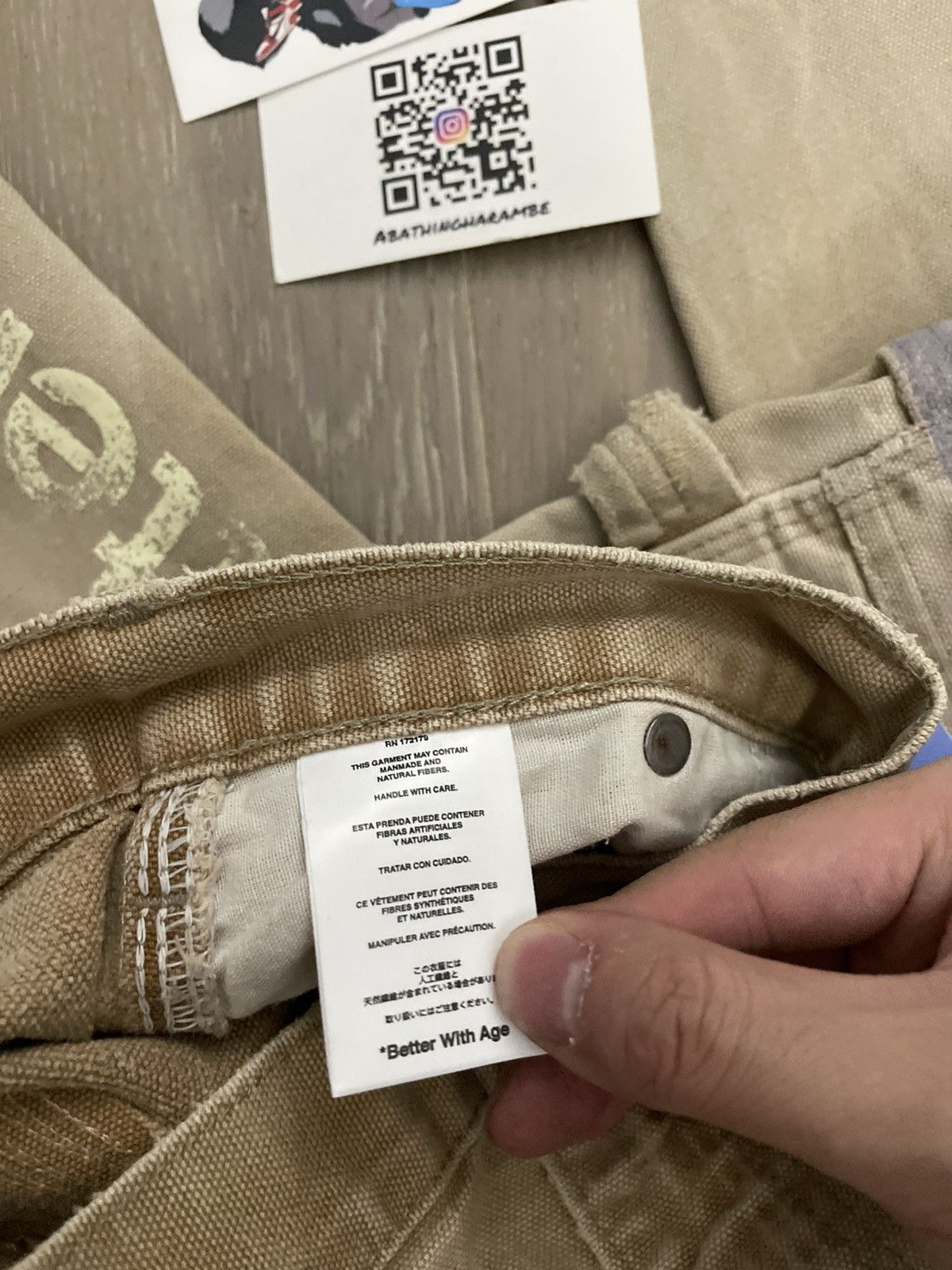 Better With Age Better With Age Knucklehead Double Knee Carpenter Pants Size US 34 / EU 50 - 7 Thumbnail