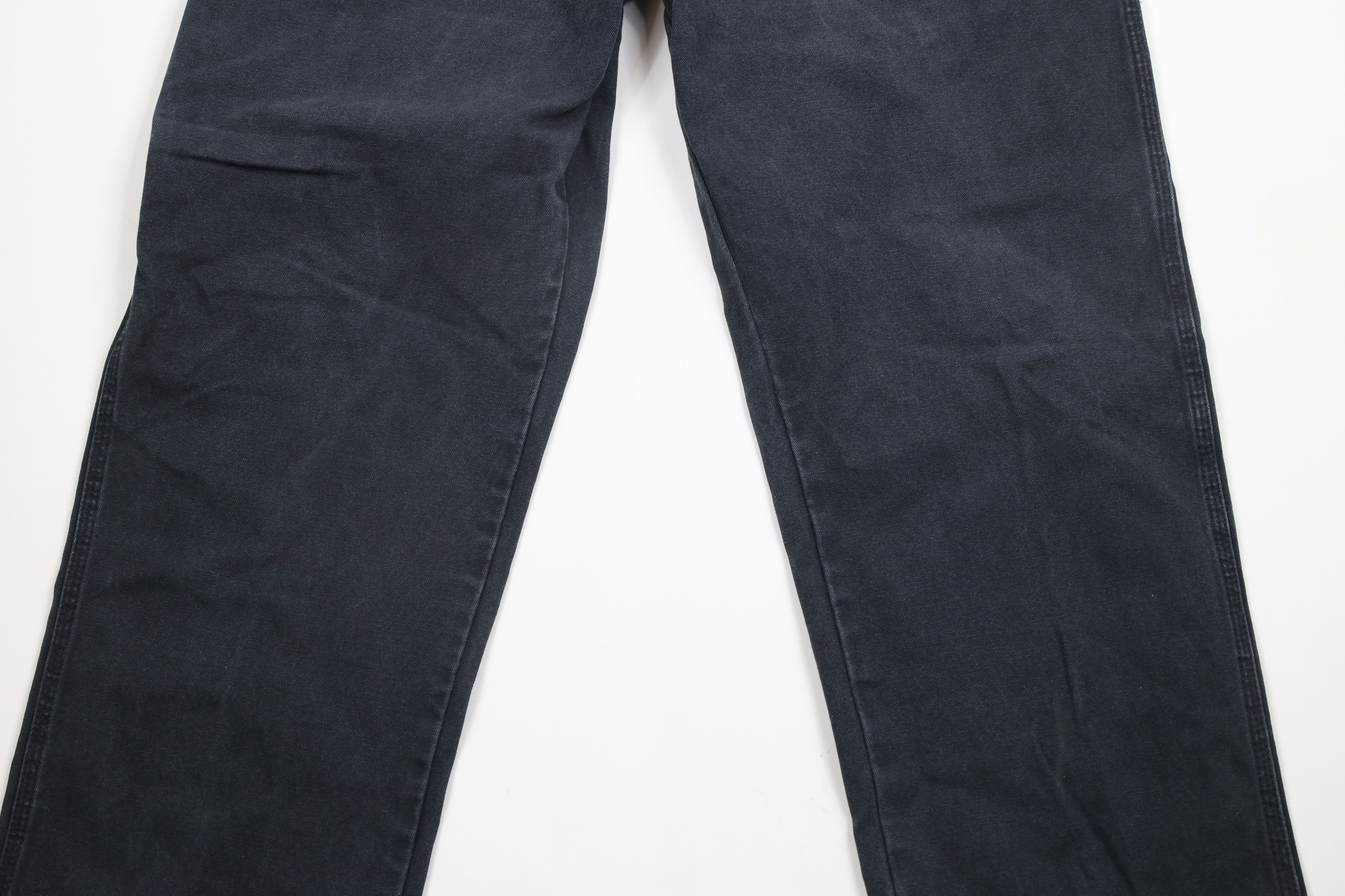 Dickies × Vintage Vintage Dickies Out Wide Leg Canvas Workwear Pants Black Size US 38 / EU 54 - 3 Thumbnail