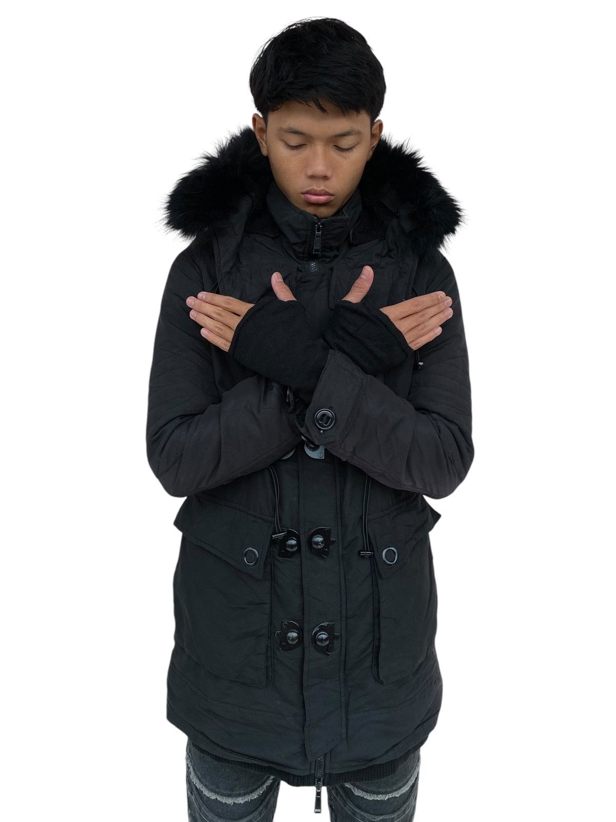 00s buffalo bobs fur coated jacket coat 【公式通販】