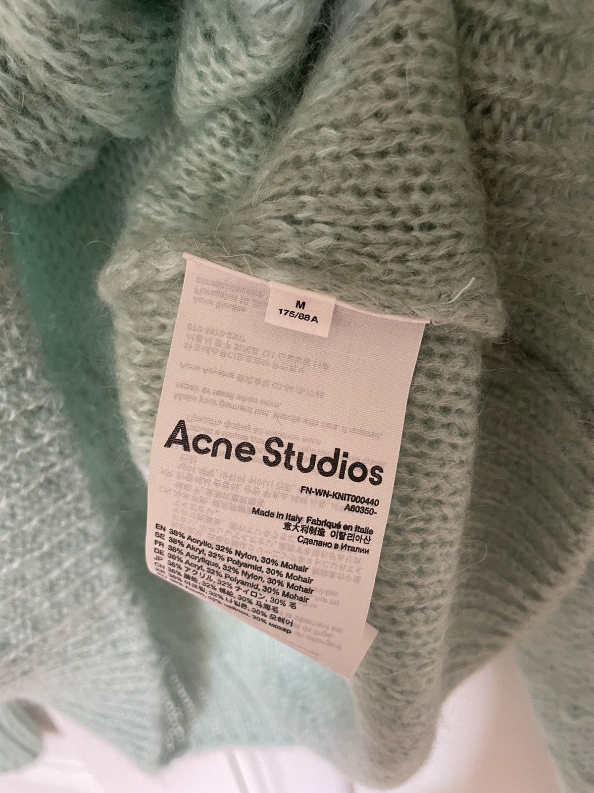 Acne Studios Acne Studios blue gradient new collection mohair sweater Size US M / EU 48-50 / 2 - 4 Thumbnail
