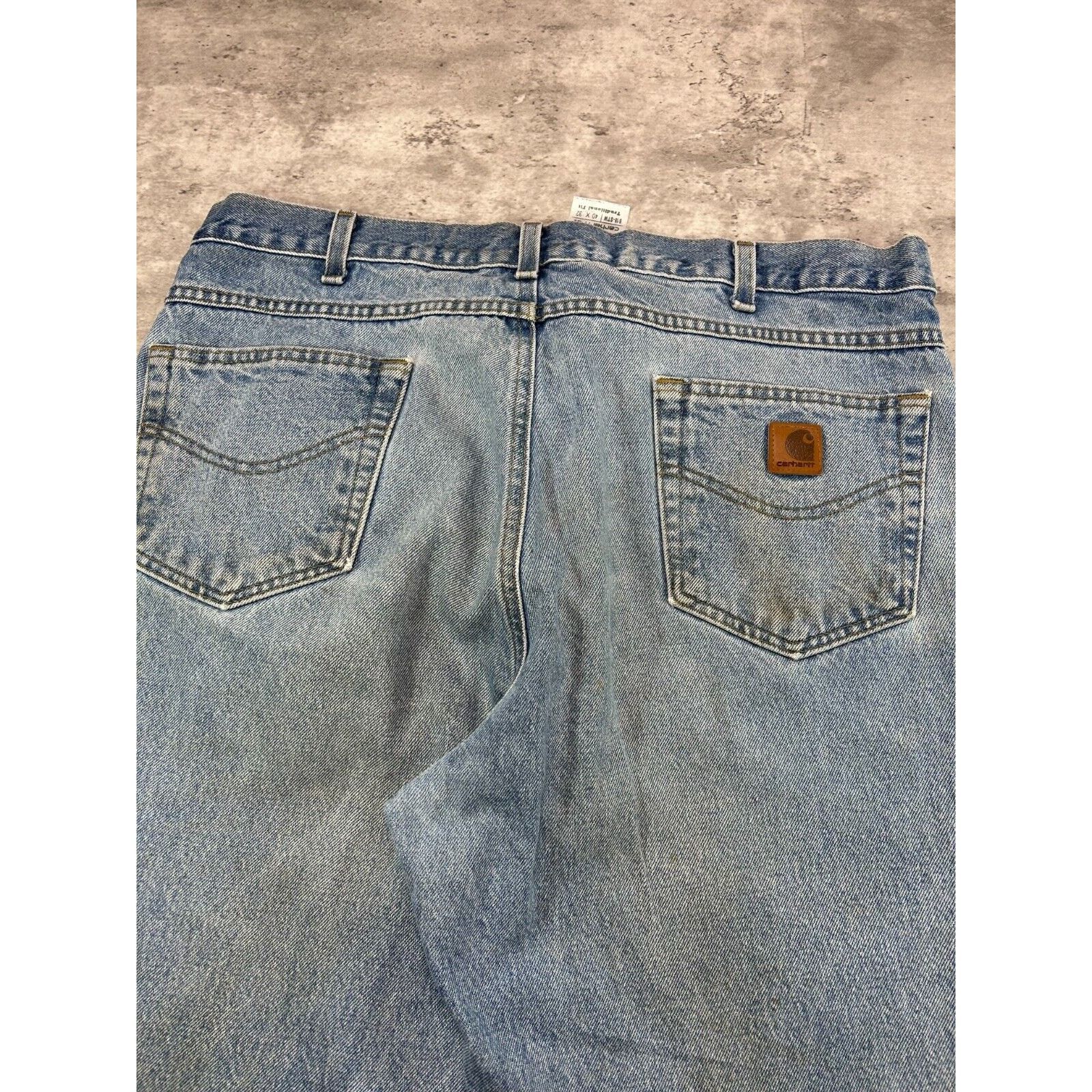 Carhartt Carhartt Traditional Fit Light Wash Denim Pants Size 39 Size US 39 - 7 Thumbnail