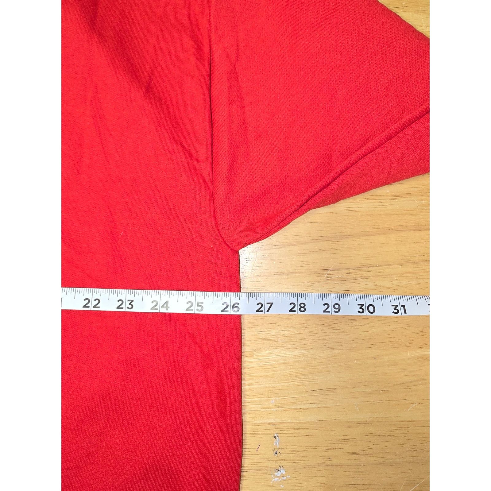 Jerzees Vintage Blank Red Crewneck 90s Jerzees Plain Sweatshirt DS L Size US XL / EU 56 / 4 - 5 Thumbnail