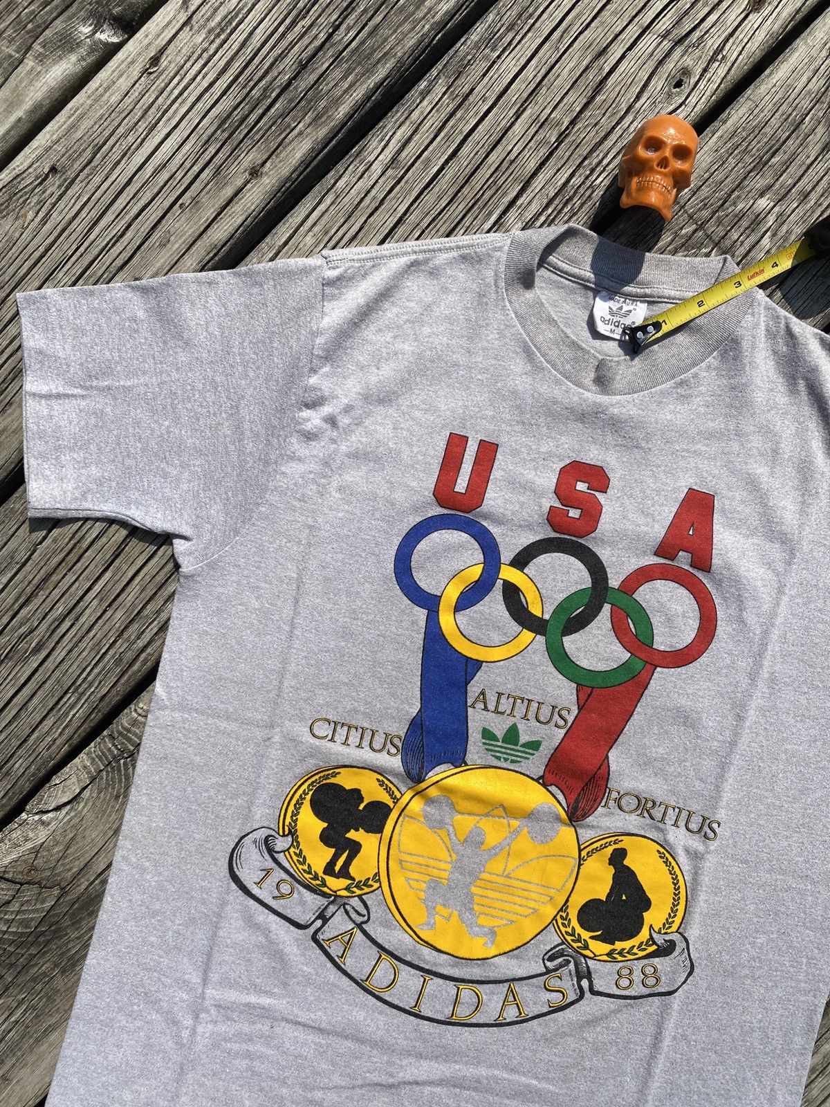 Adidas × Vintage 80s Adidas 1988 Olympics shirt sz M Size US M / EU 48-50 / 2 - 2 Thumbnail