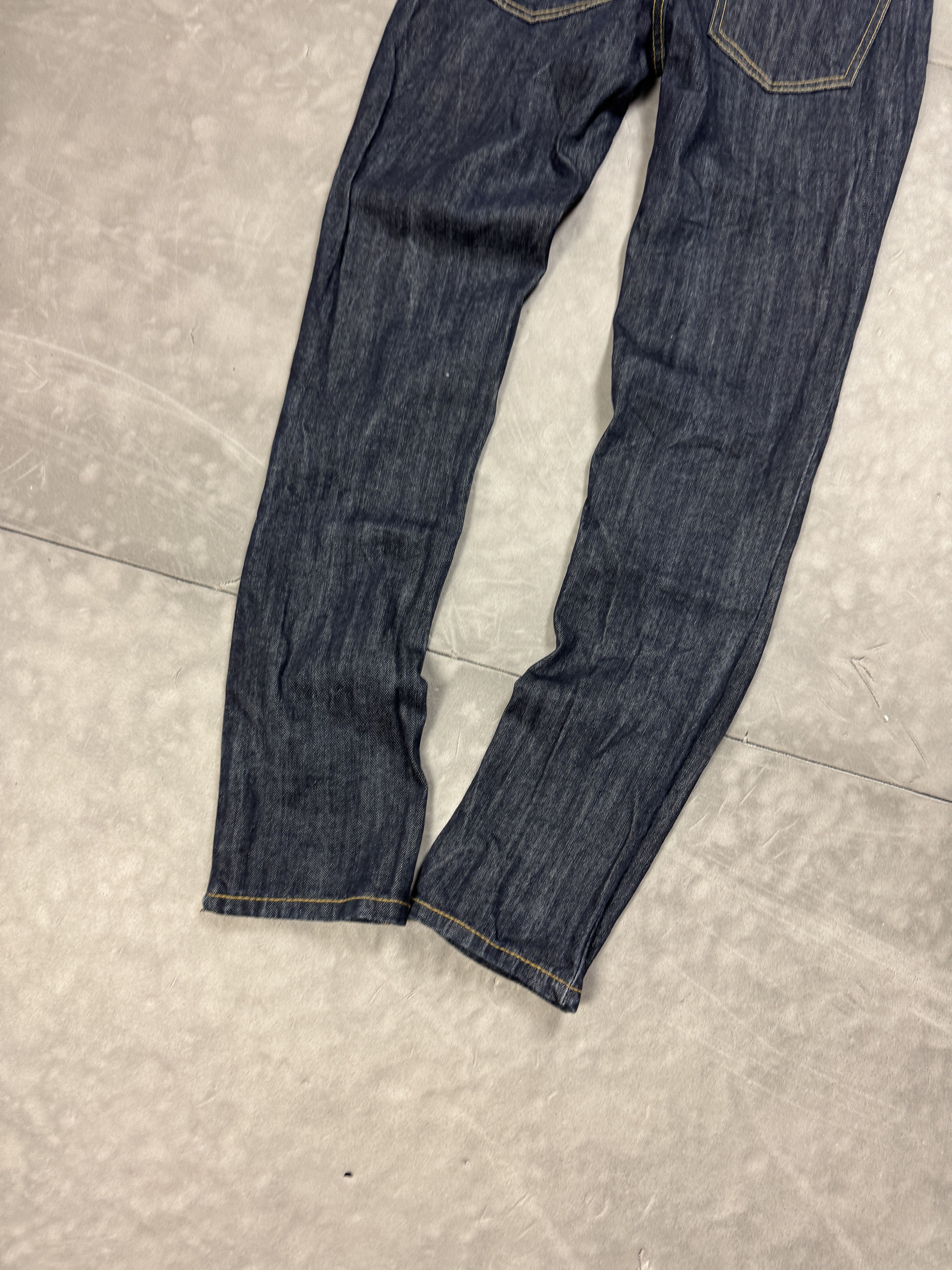 Vintage Vintage Washed Navy Denim Jeans Y2K (XS/S) 90s 80s Size 26" / US 2 / IT 38 - 11 Thumbnail