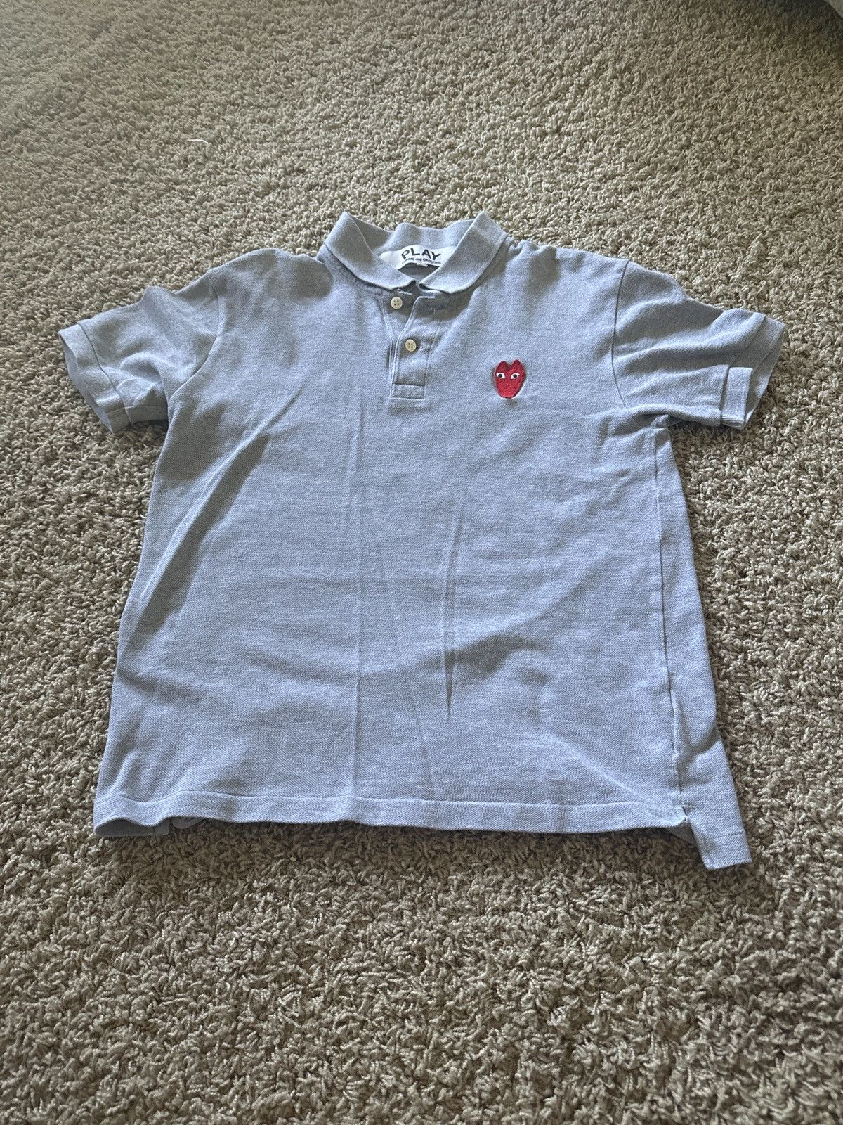 Comme Des Garcons Play CDG Play long heart polo Grailed