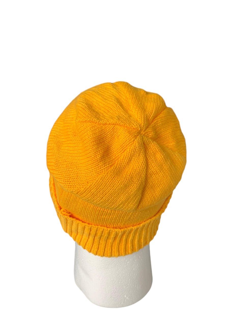 Japanese Brand × Kapital × Vintage Denim Dungaree Two Bird Yellow Beanie Hats Size ONE SIZE - 5 Thumbnail