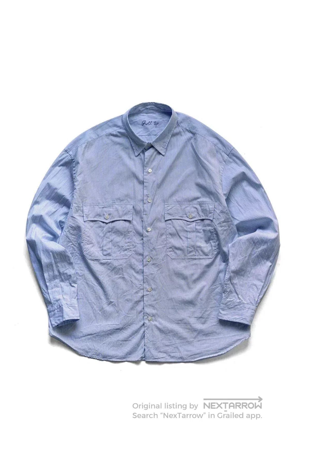 Porter Classic Porter Classic Roll Up Stripe Shirt. Size US L / EU 52-54 / 3 - 1 Thumbnail