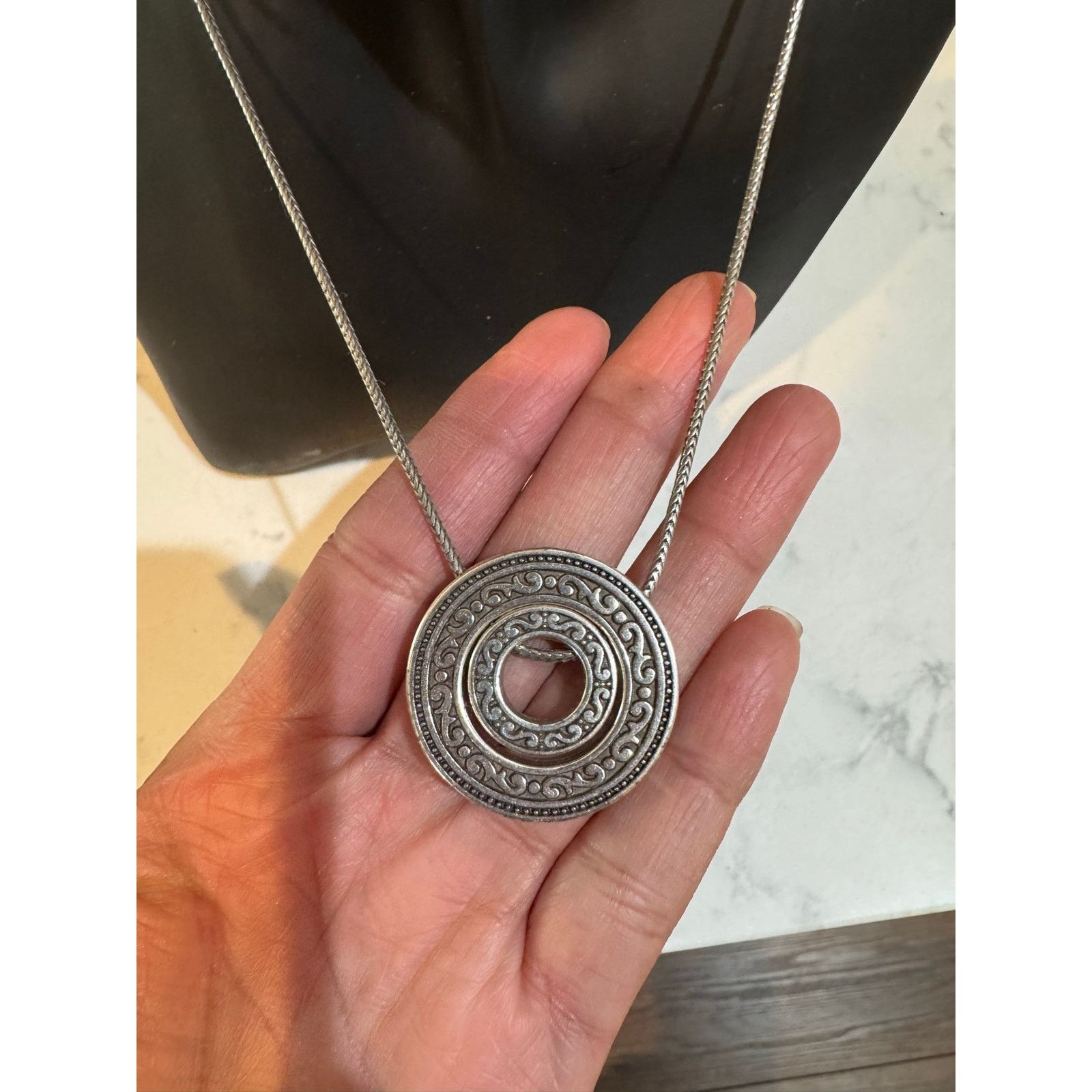 Brighton Brighton Central Park silver-plated medallion necklace Size ONE SIZE - 3 Thumbnail