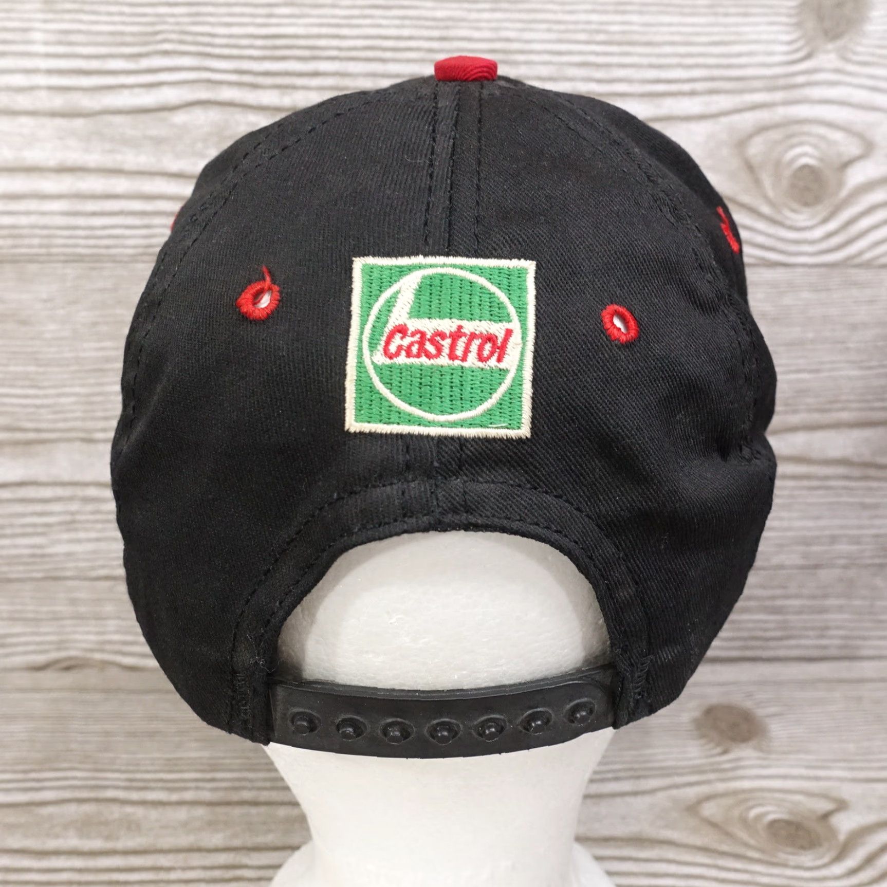 Vintage VINTAGE CASTROL GTX AUTO CAR BASEBALL CAP UNISEX ADJUSTABLE BLACK USA MADE Size ONE SIZE - 5 Thumbnail