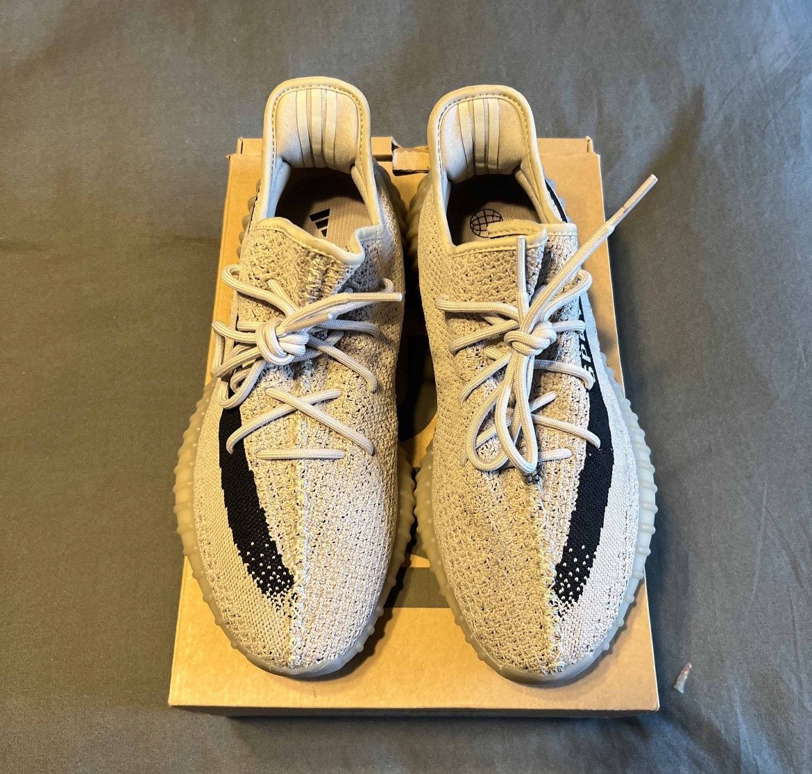 Adidas Yeezy Boost 350 V2 Slate Size 11 HP7870 - www.ice4pros.com.br